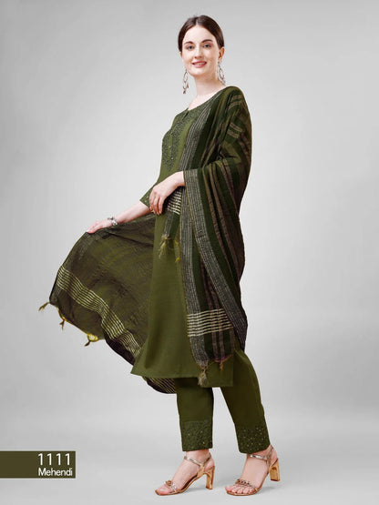 Beautiful Designer Summer Special Cotton Blend Cut Suit Salwar Suit