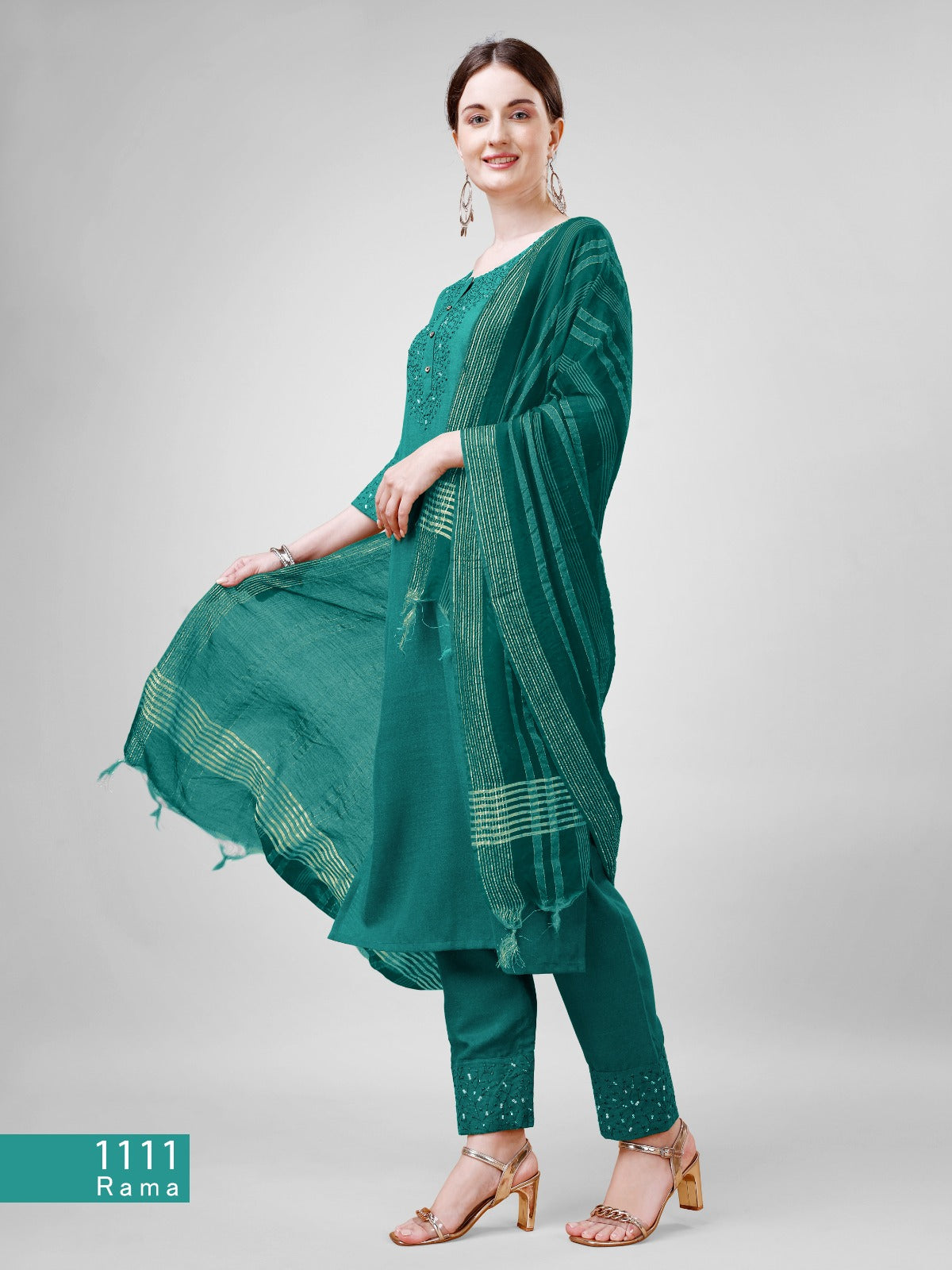 Beautiful Designer Summer Special Cotton Blend Cut Suit Salwar Suit