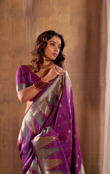 Beautiful Designer Menka Silk Festive Wear Soft Banarasi Saree 