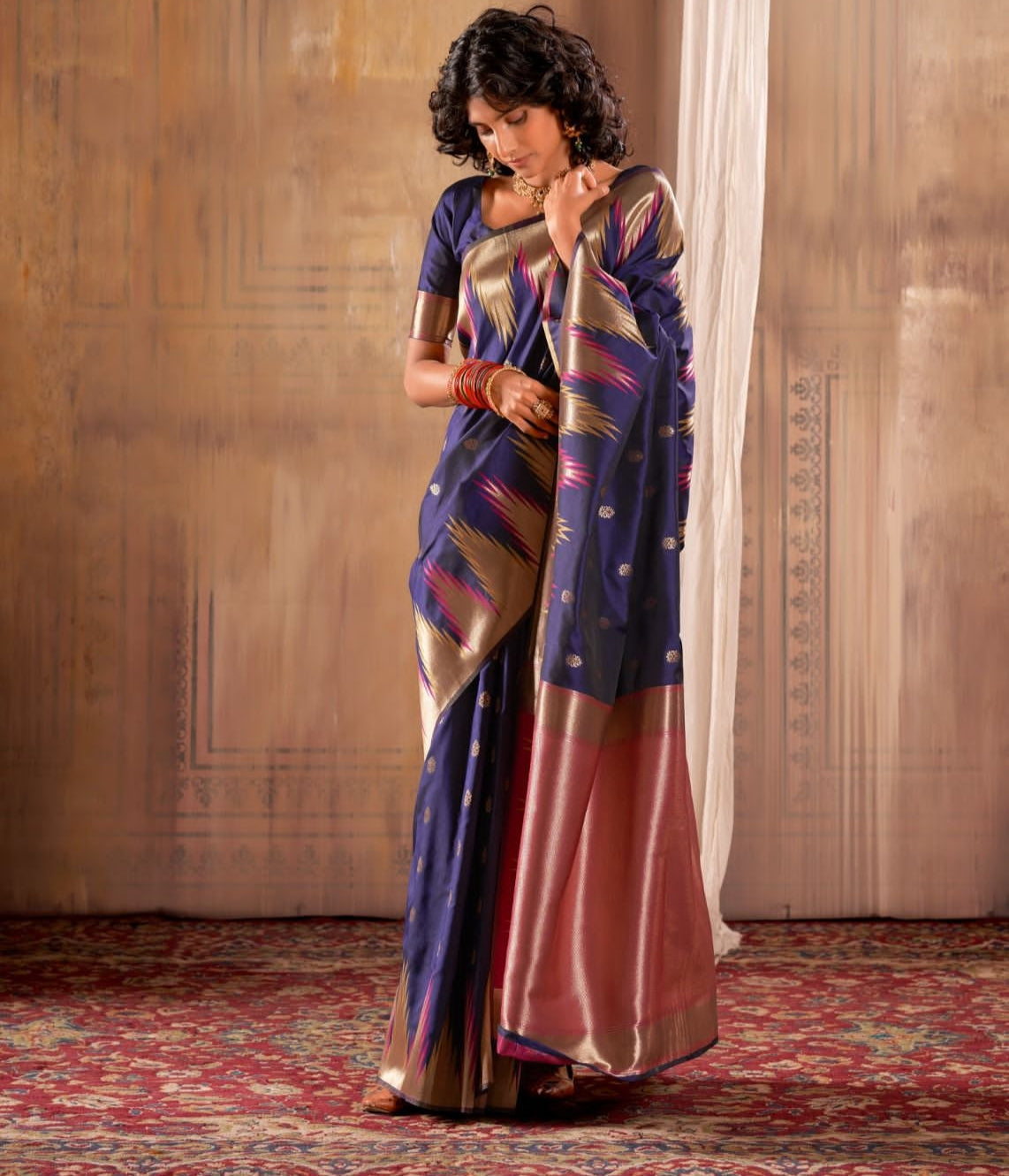 Beautiful Designer Menka Silk Festive Wear Soft Banarasi Saree