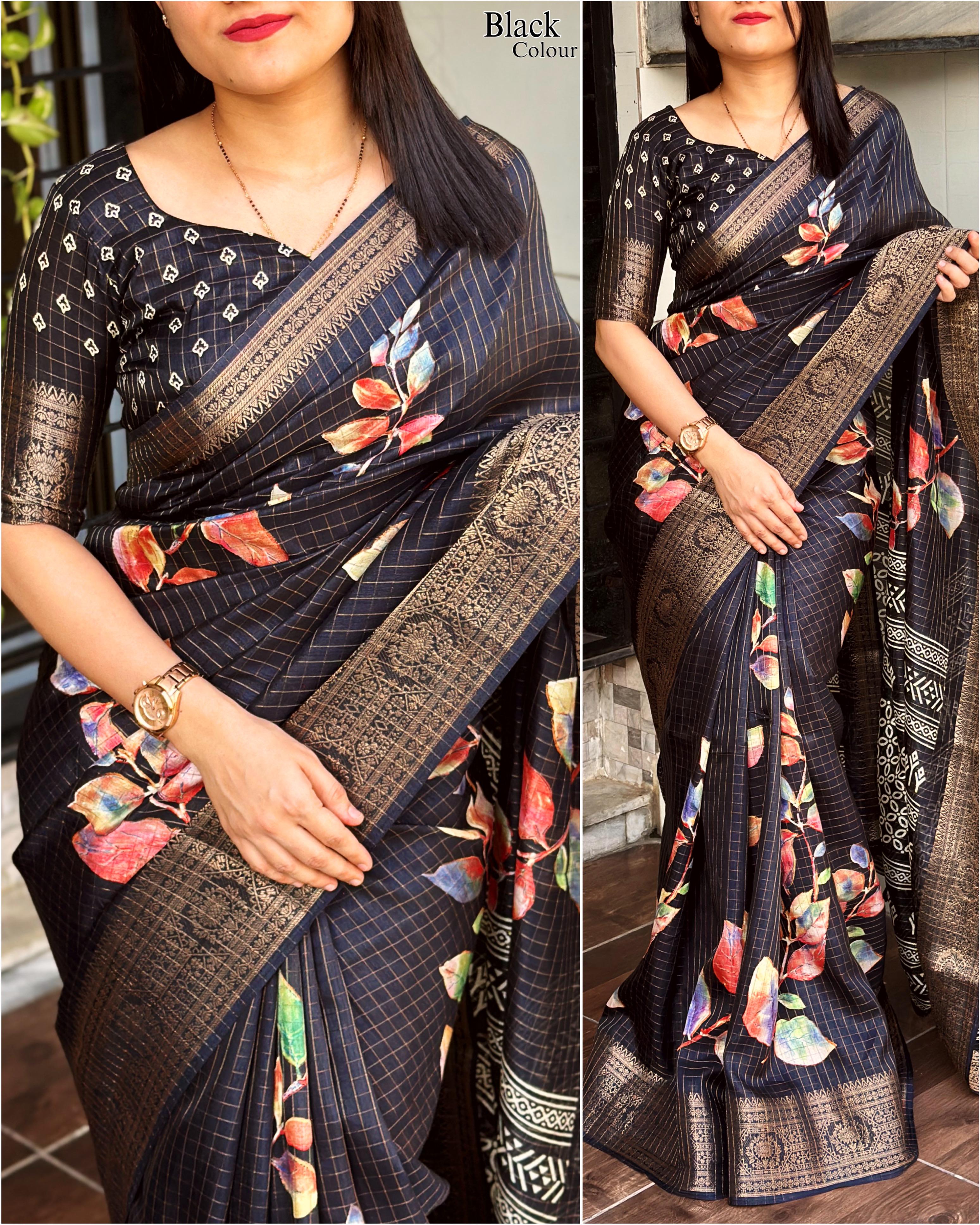 Cotton Silk Saree