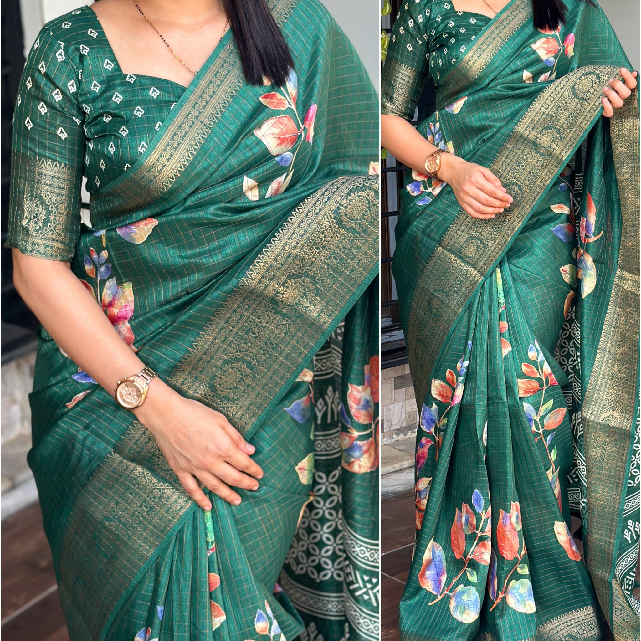 Cotton Silk Saree