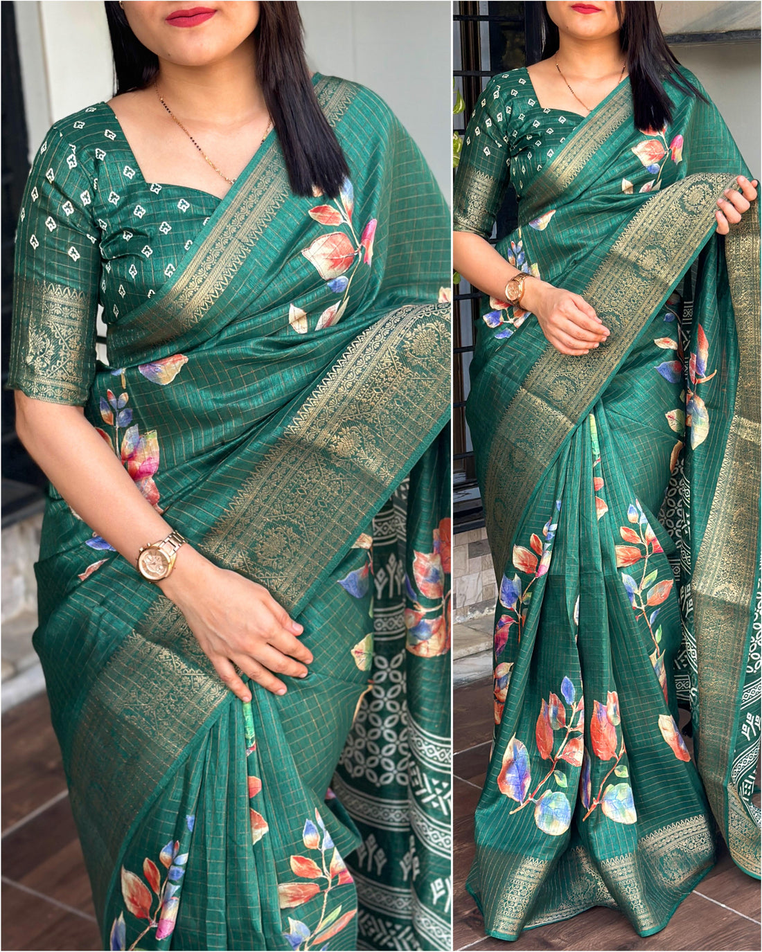Cotton Silk Saree