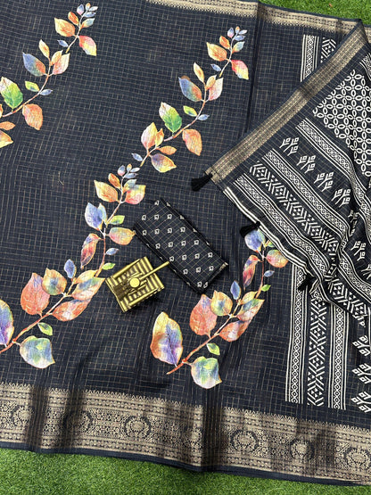 Cotton Silk Saree