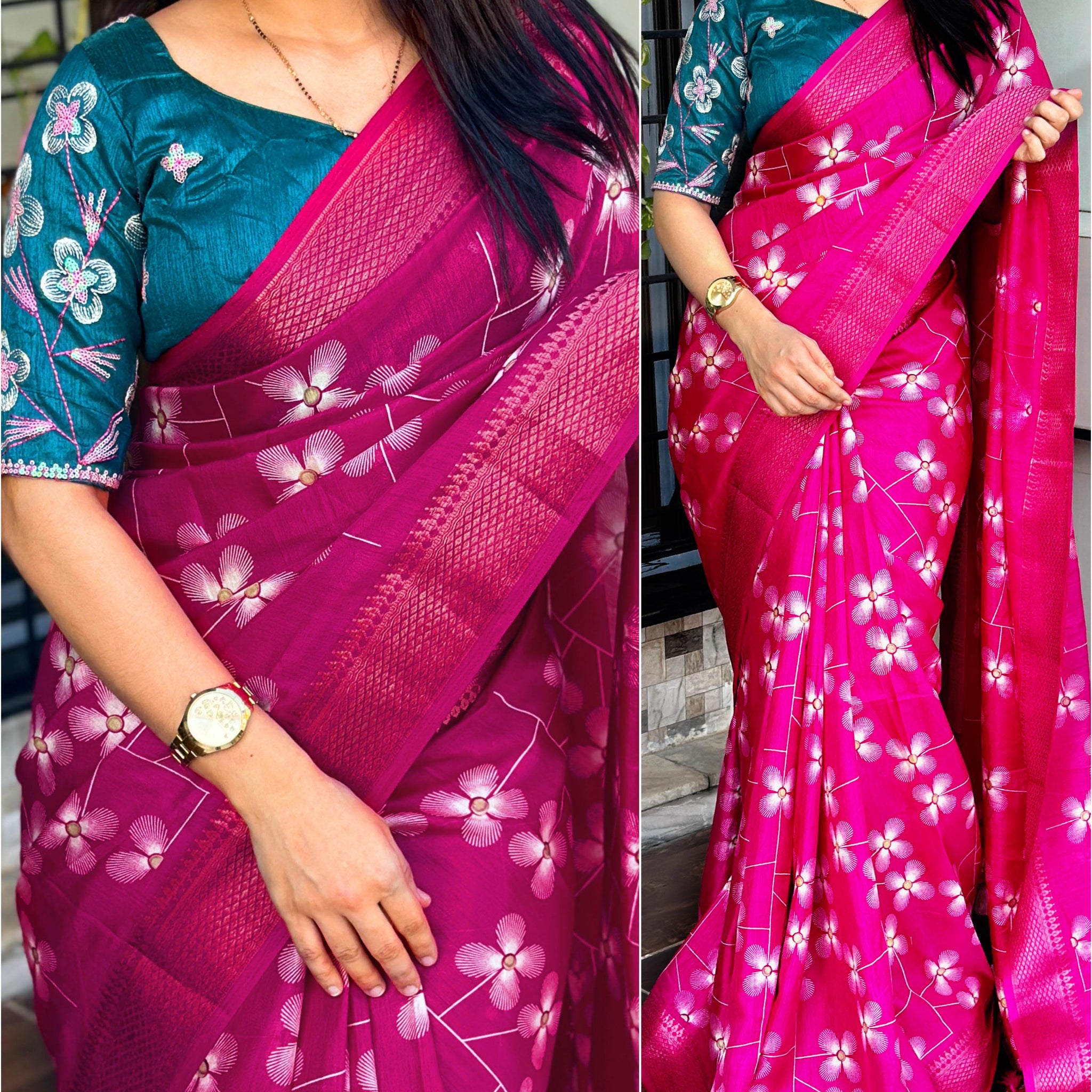 Cotton Silk Saree