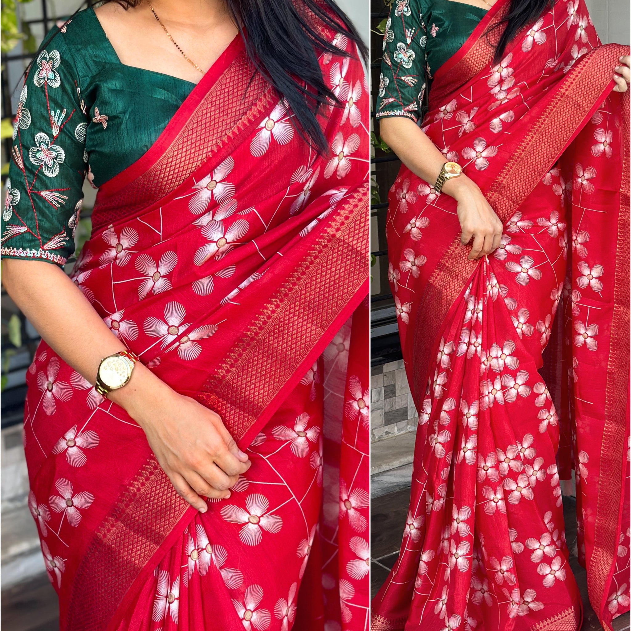 Cotton Silk Saree
