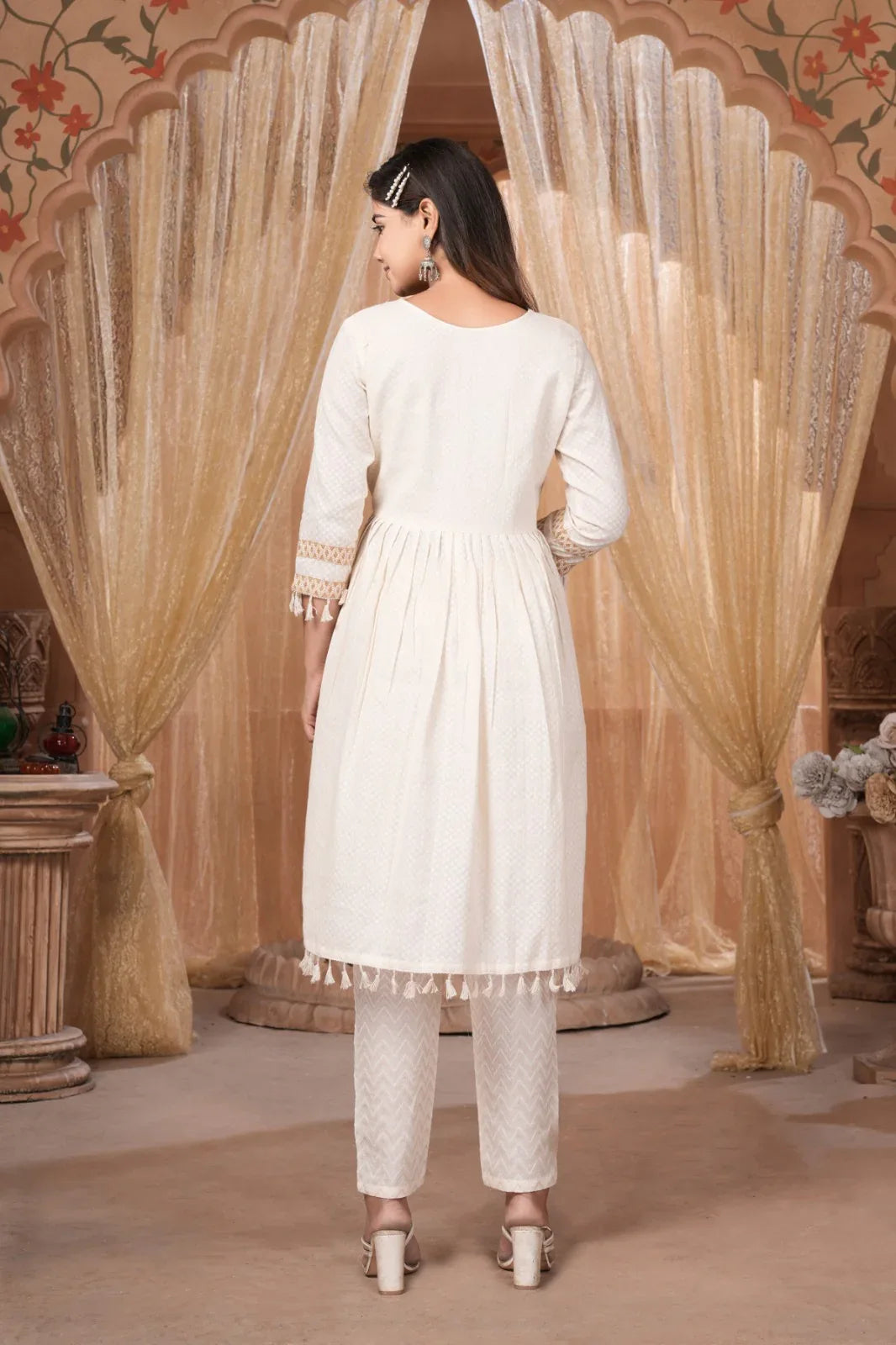 Beautiful Designer Summer Special Pure Khadi Kurti