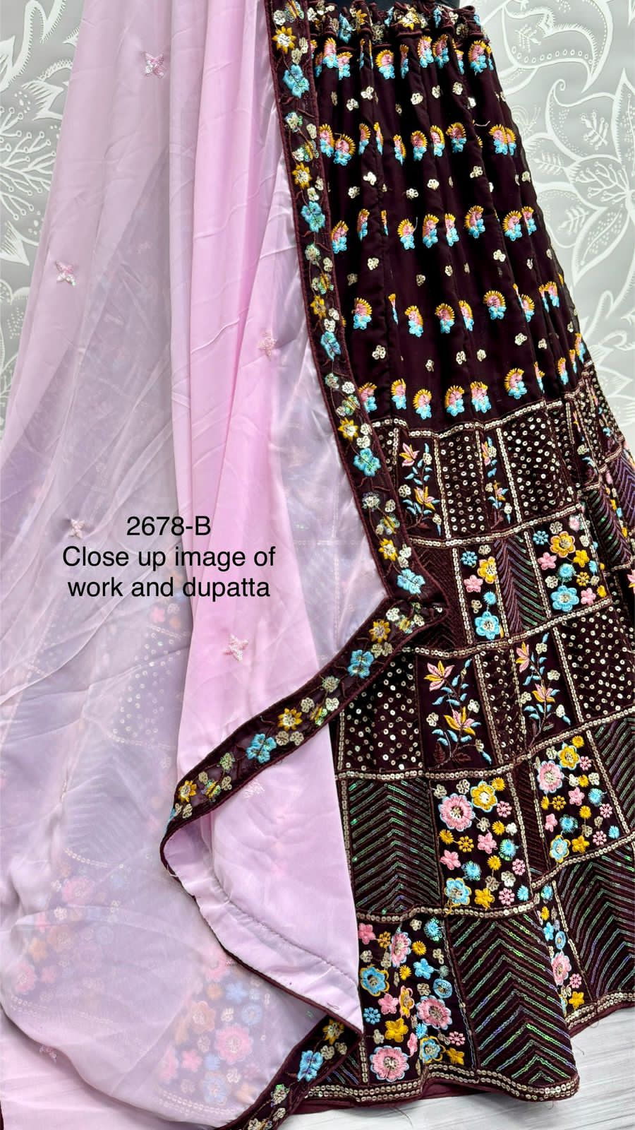 Beautiful Designer Bridal Georgette Lehenga Choli