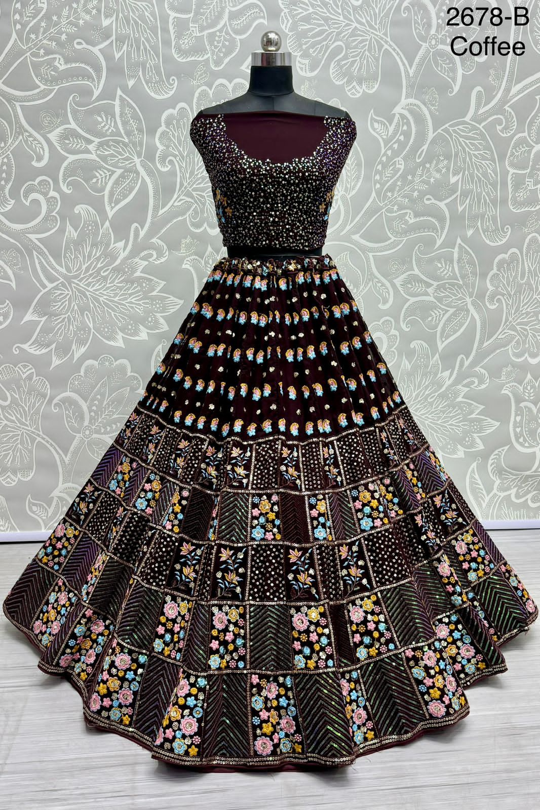 Beautiful Designer Bridal Georgette Lehenga Choli