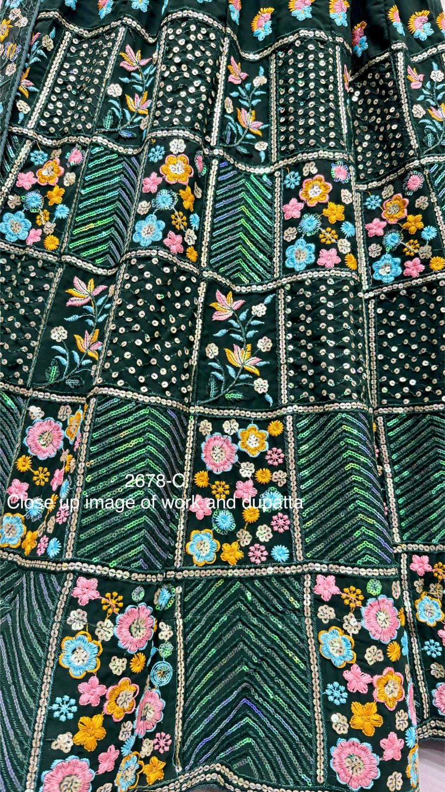 Beautiful Designer Bridal Georgette Lehenga Choli