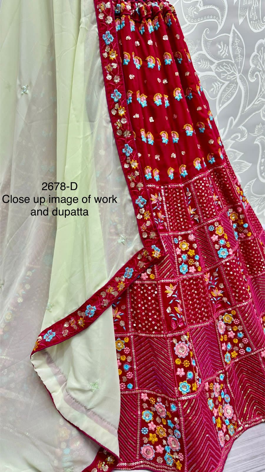 Beautiful Designer Bridal Georgette Lehenga Choli