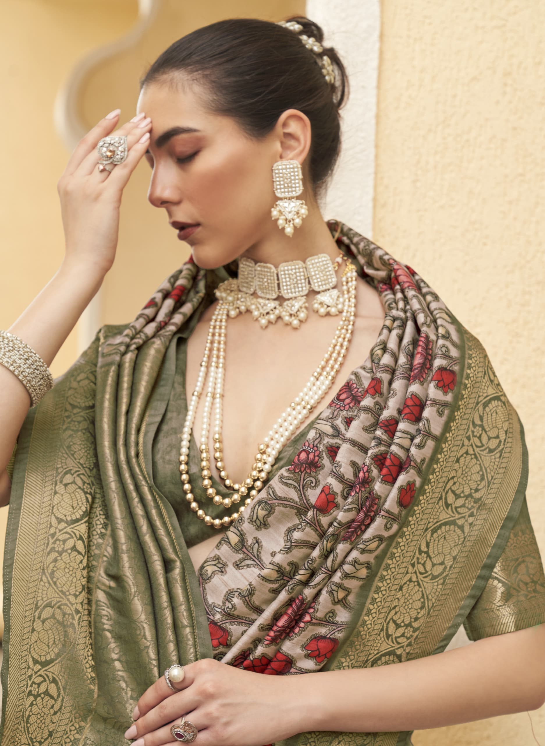 Beautiful Designer Anshika Soft Tussar Silk Saree