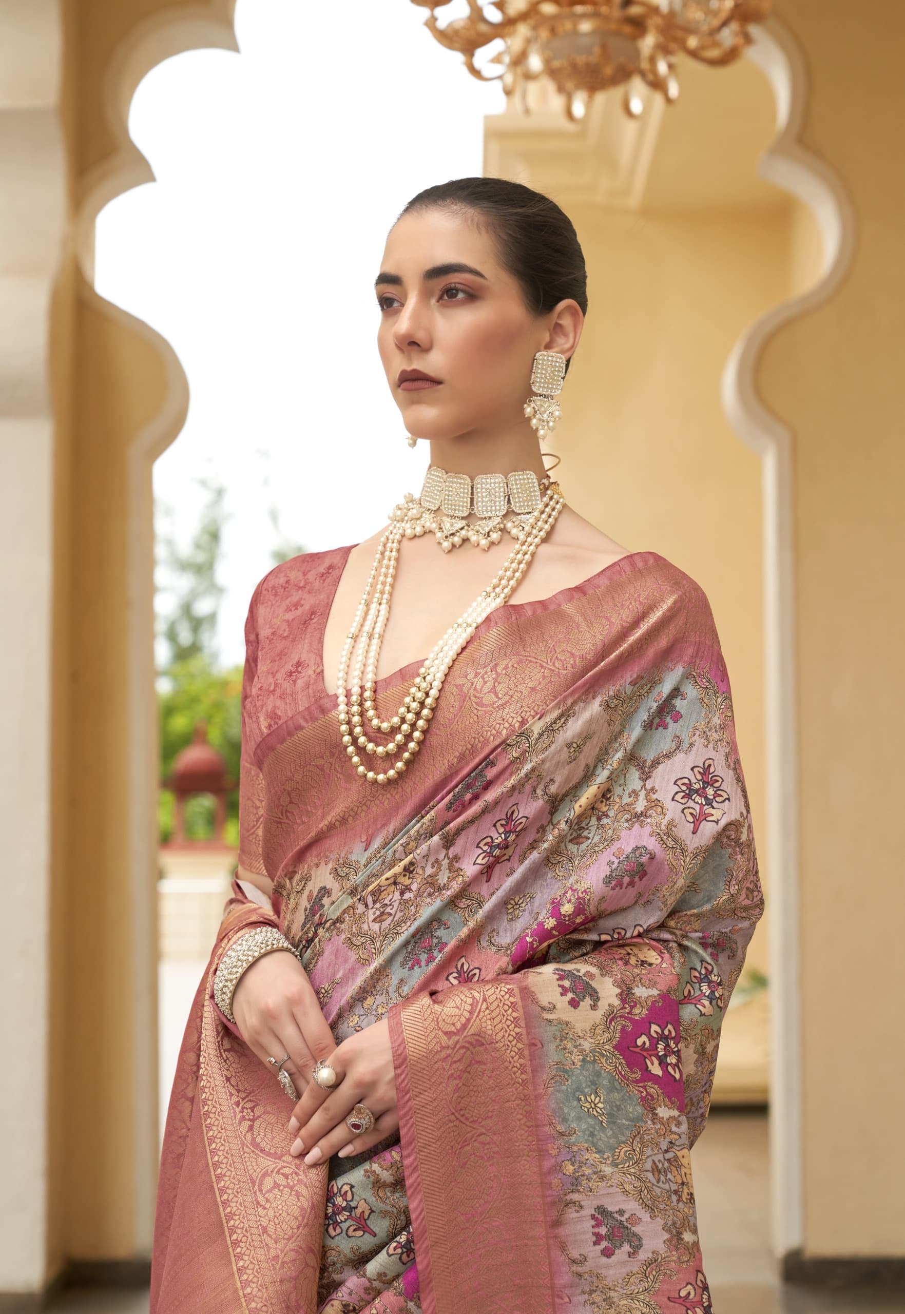 Beautiful Designer Anshika Soft Tussar Silk Saree