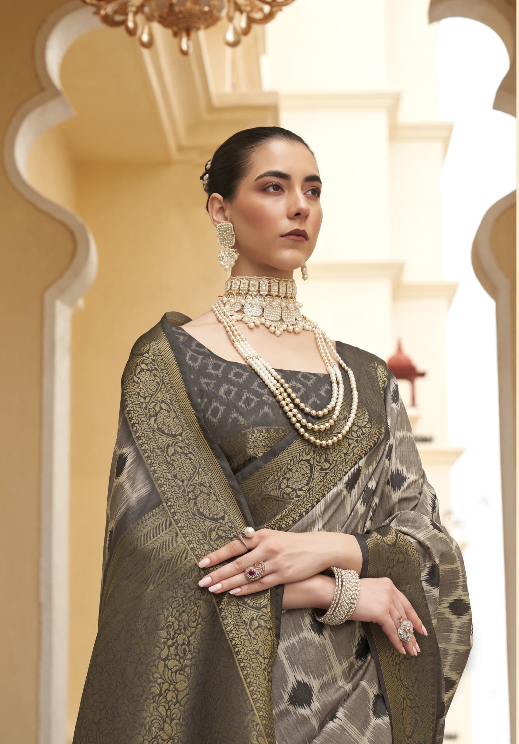 Beautiful Designer Anshika Soft Tussar Silk Saree