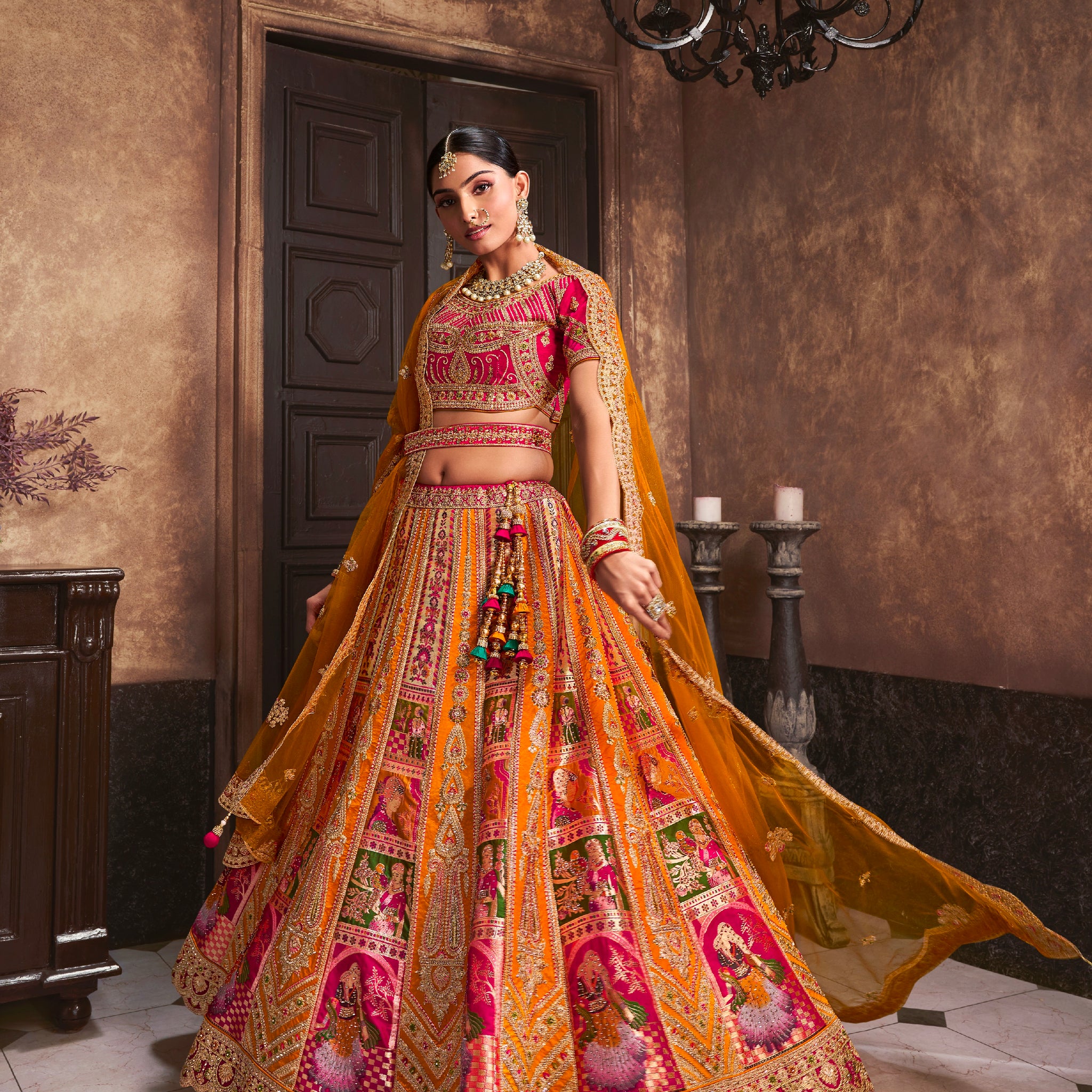 Beautiful Designer Wedding Wear Latest Bridal Lehenga Choli