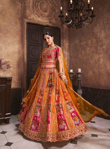 Beautiful Designer Wedding Wear Latest Bridal Lehenga Choli