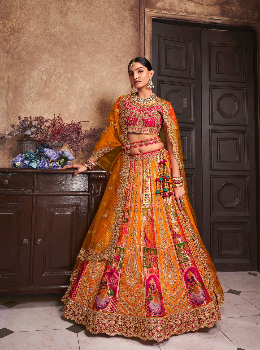 Beautiful Designer Wedding Wear Latest Bridal Lehenga Choli