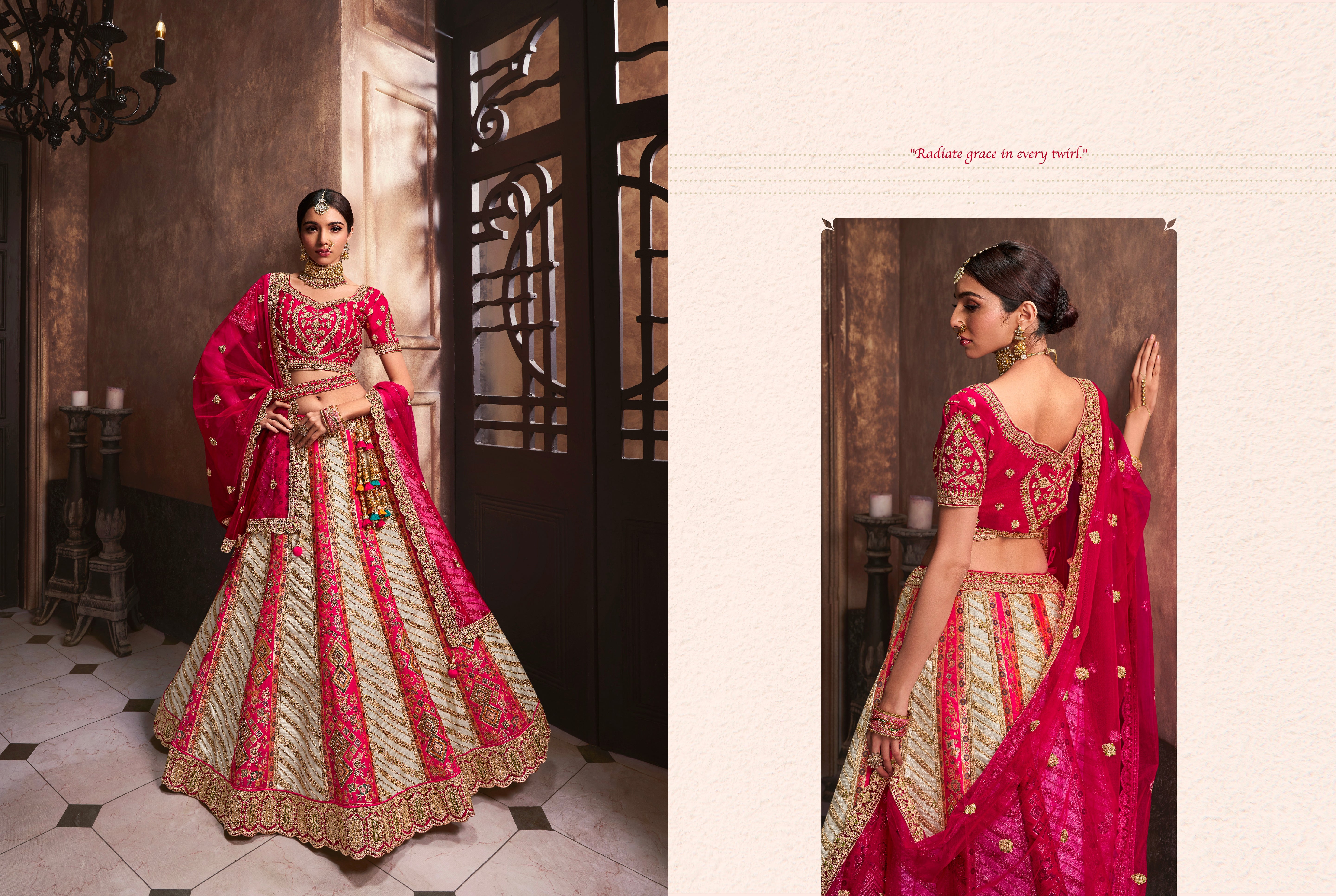 Beautiful Designer Wedding Wear Latest Bridal Lehenga Choli