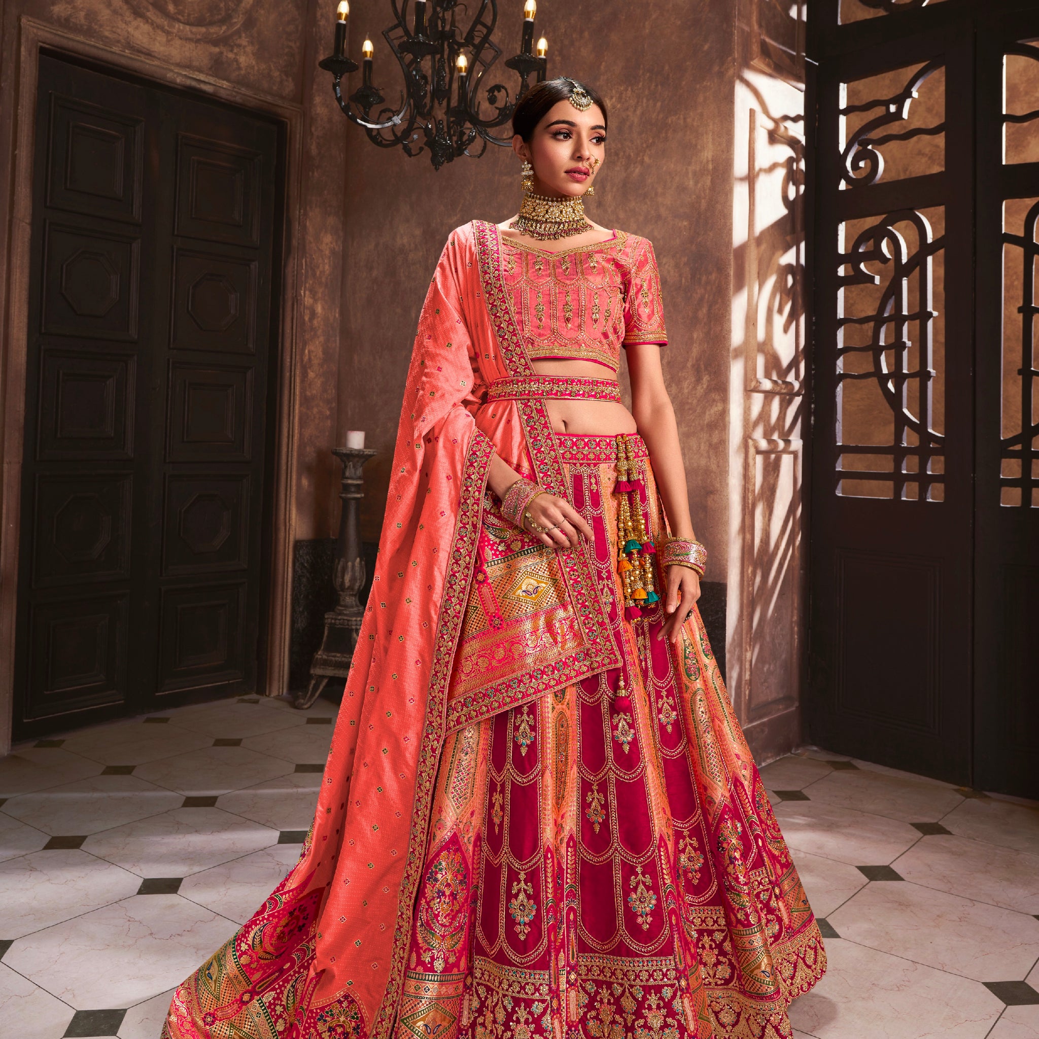 Beautiful Designer Wedding Wear Latest Bridal Lehenga Choli