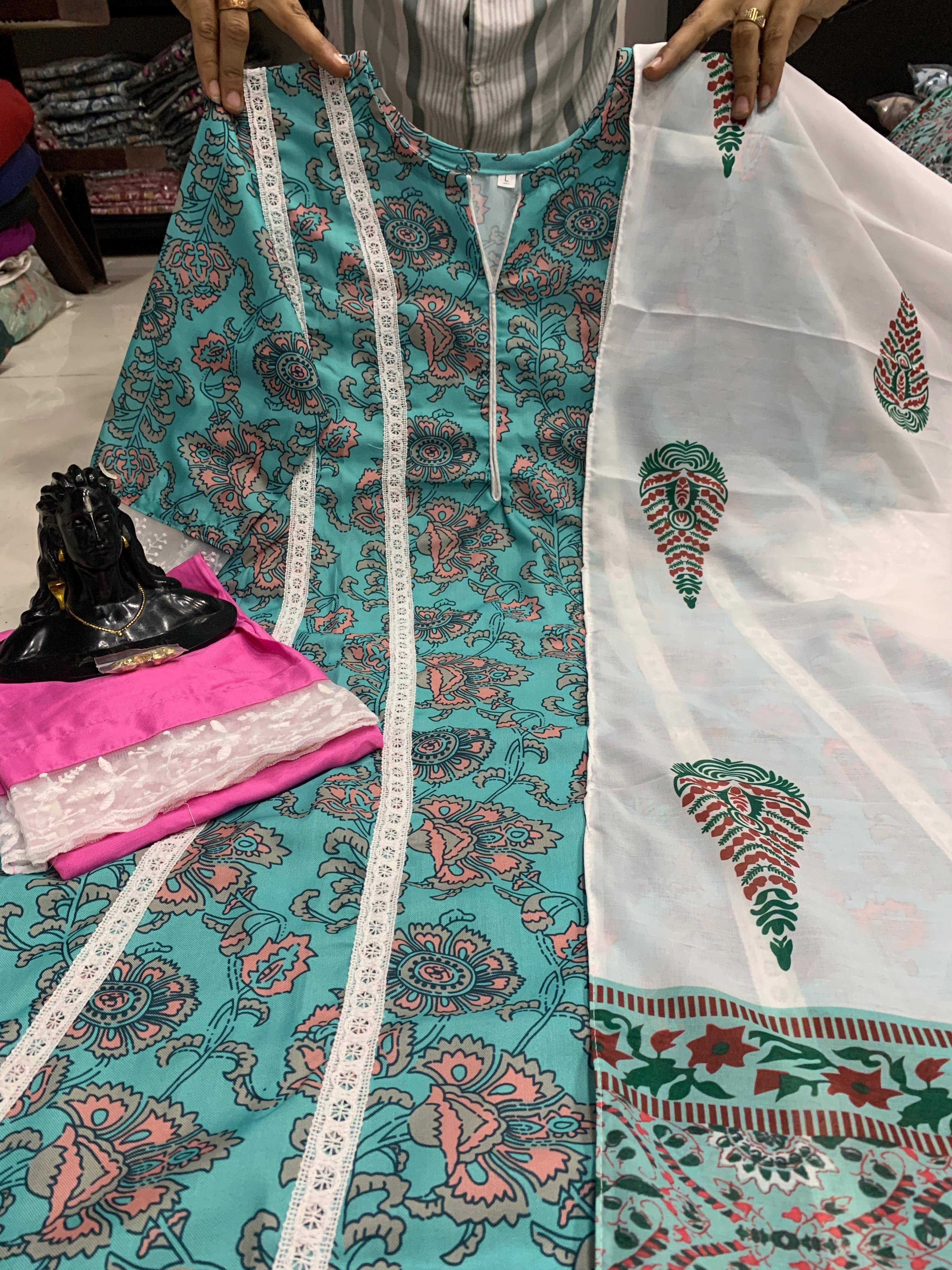 Beautiful Designer Summer Special Reyon Salwar Suit
