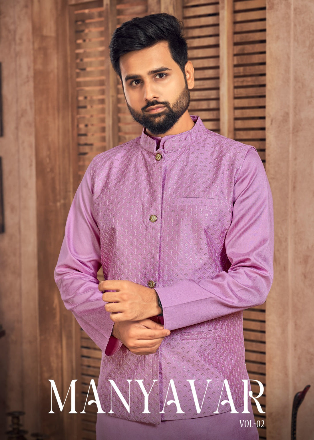 Beautiful Party Wear Banglori Silk Kurta Pajama With Koti Jacket