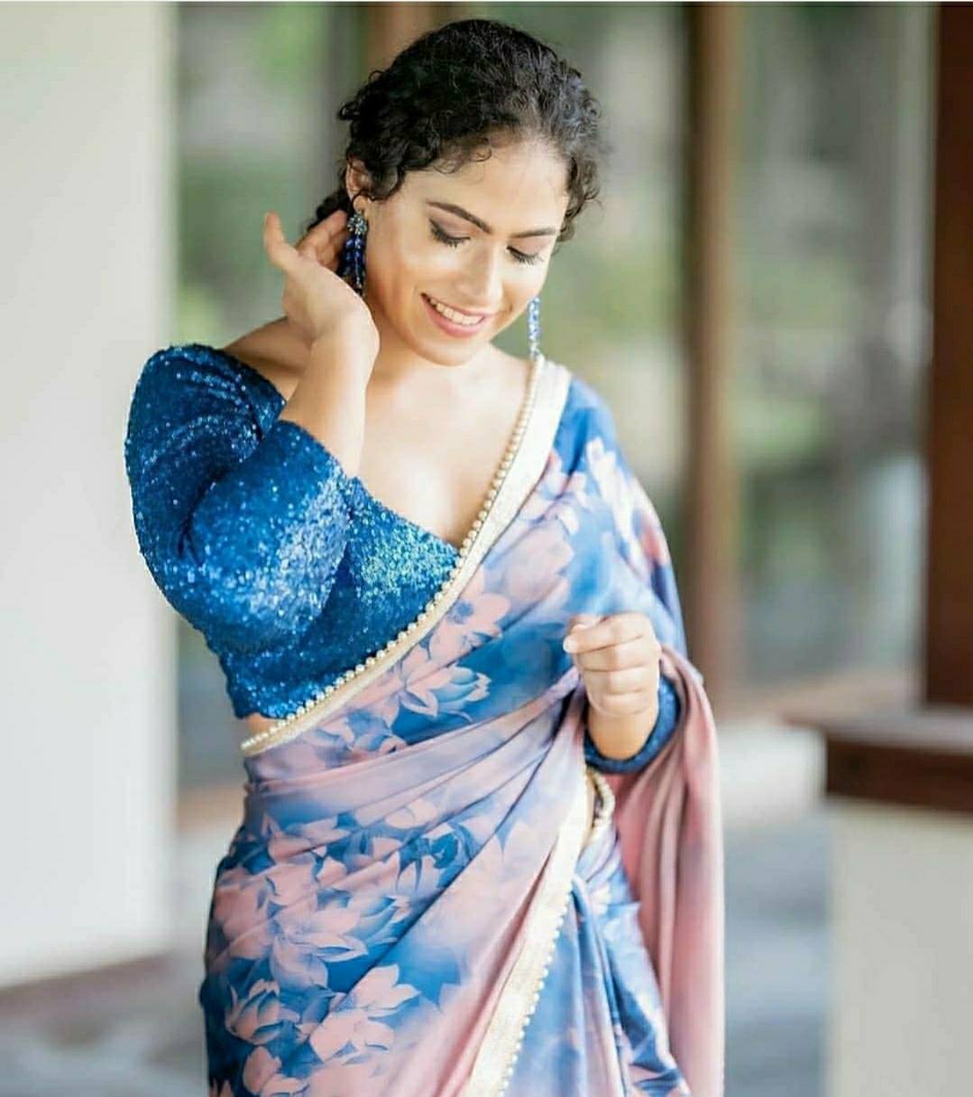 Beautiful Designer Heavy Japan Satin Devsena Saree