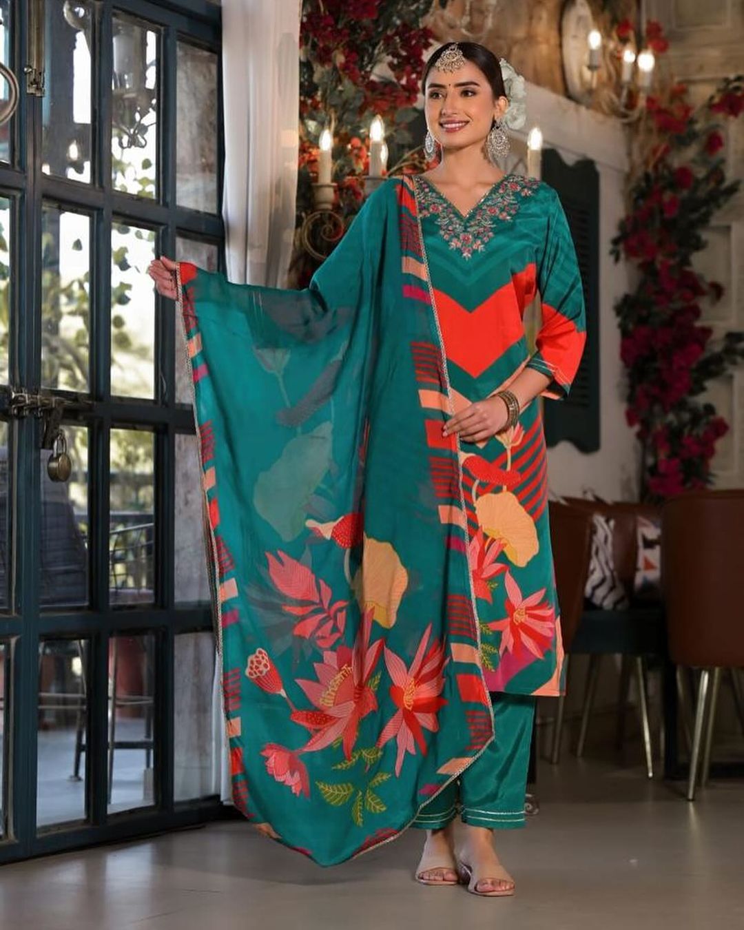 Beautiful Designer Summer Special Reyon Salwar Suit