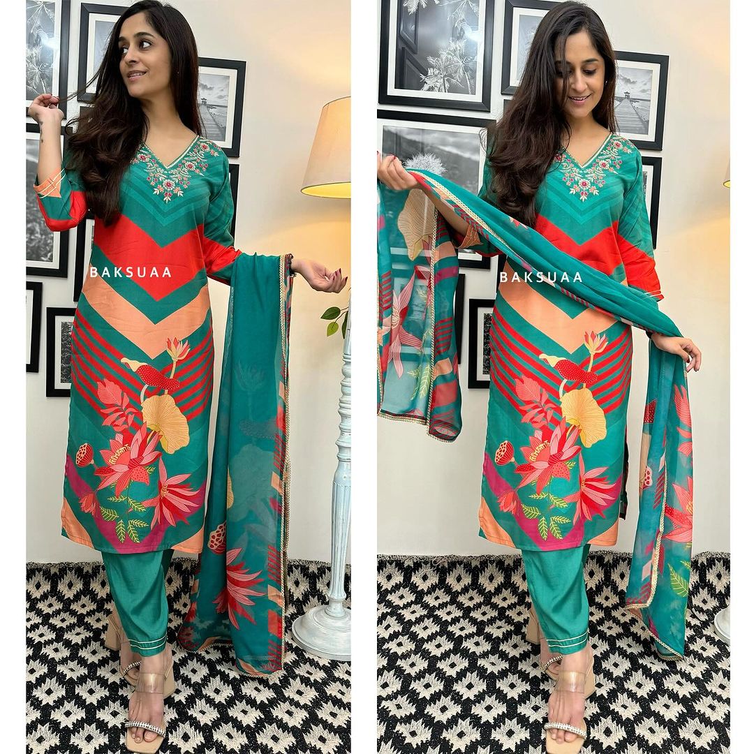 Beautiful Designer Summer Special Reyon Salwar Suit