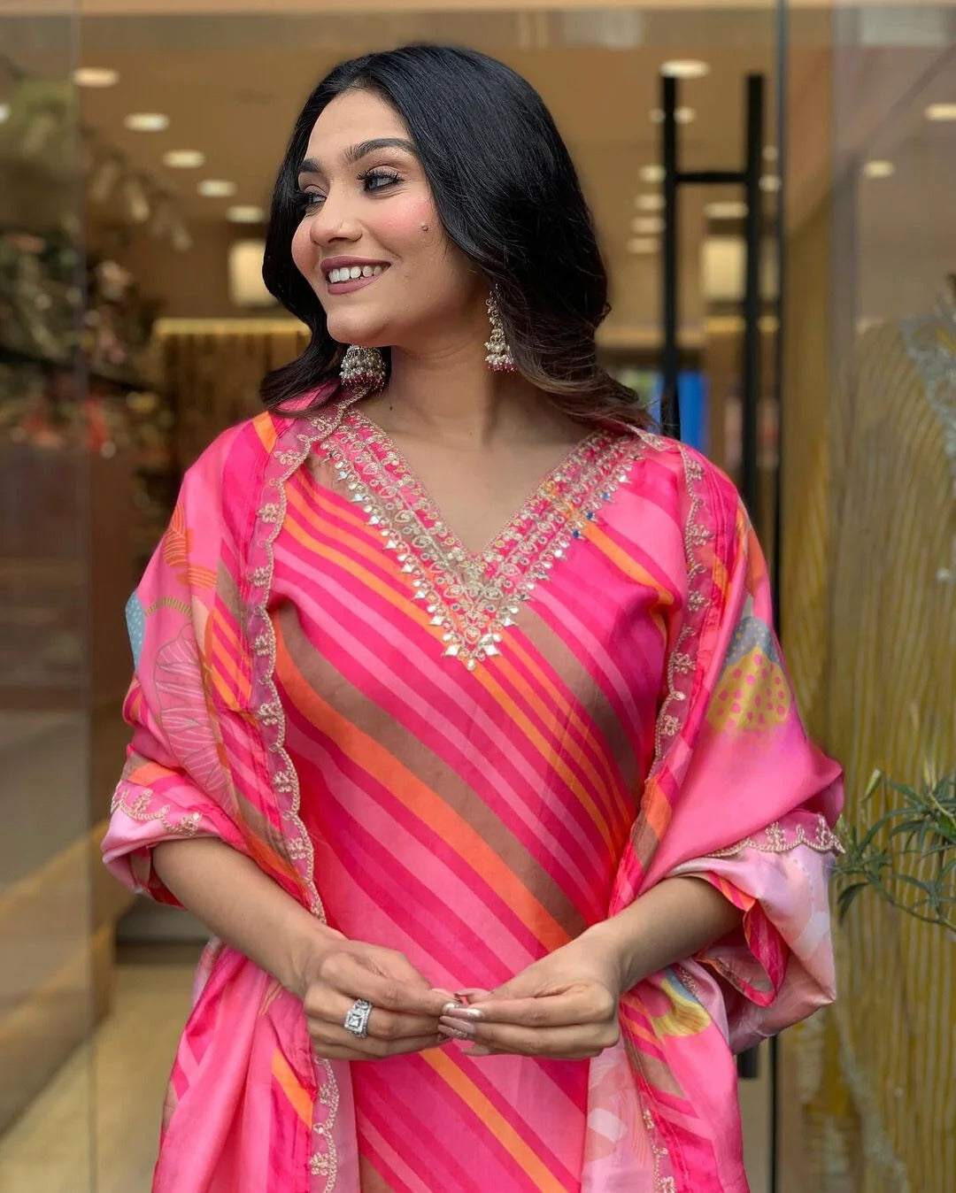 Beautiful Designer Summer Special Chinon Salwar Suit