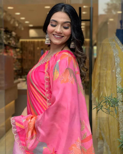 Beautiful Designer Summer Special Chinon Salwar Suit