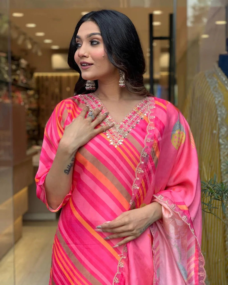 Beautiful Designer Summer Special Chinon Salwar Suit