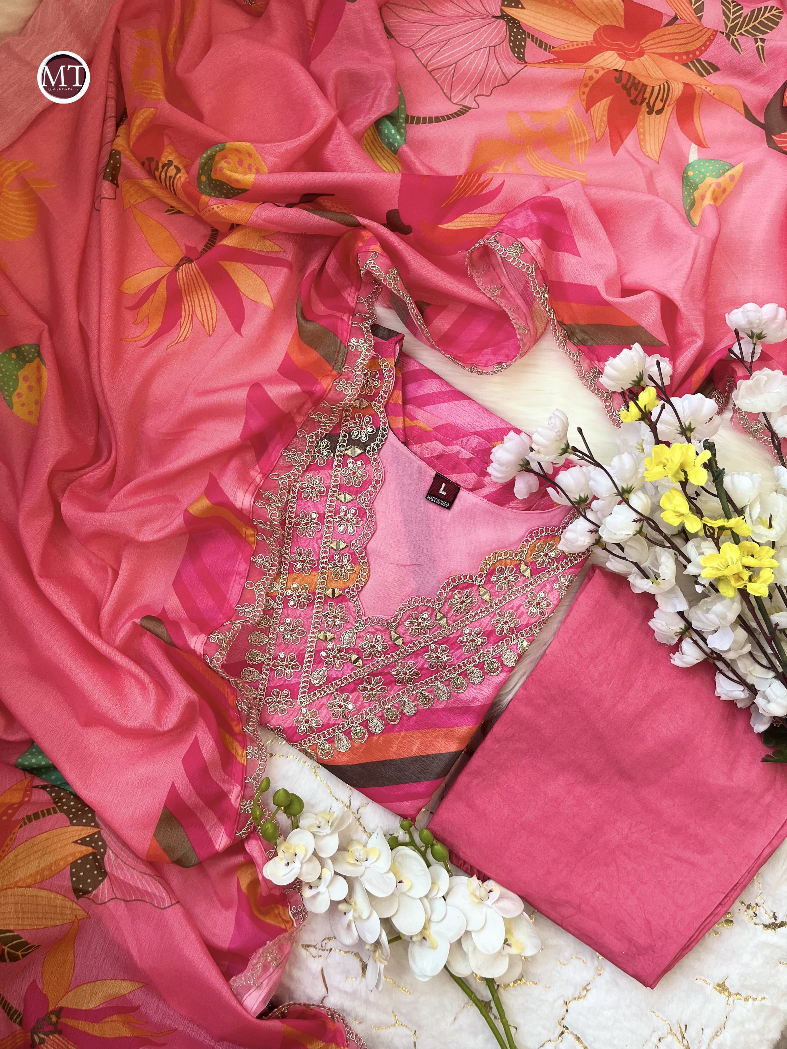 Beautiful Designer Summer Special Chinon Salwar Suit