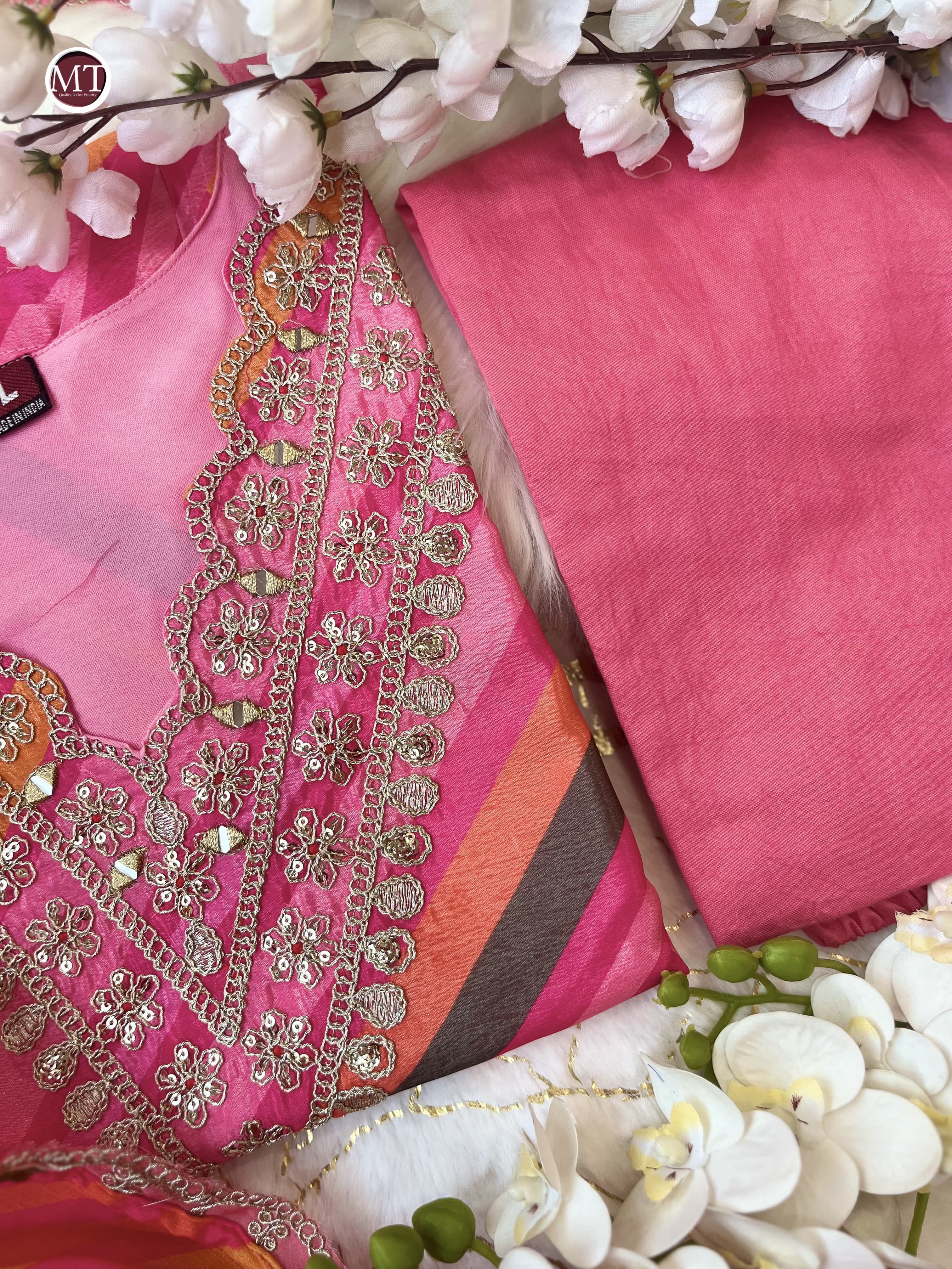 Beautiful Designer Summer Special Chinon Salwar Suit