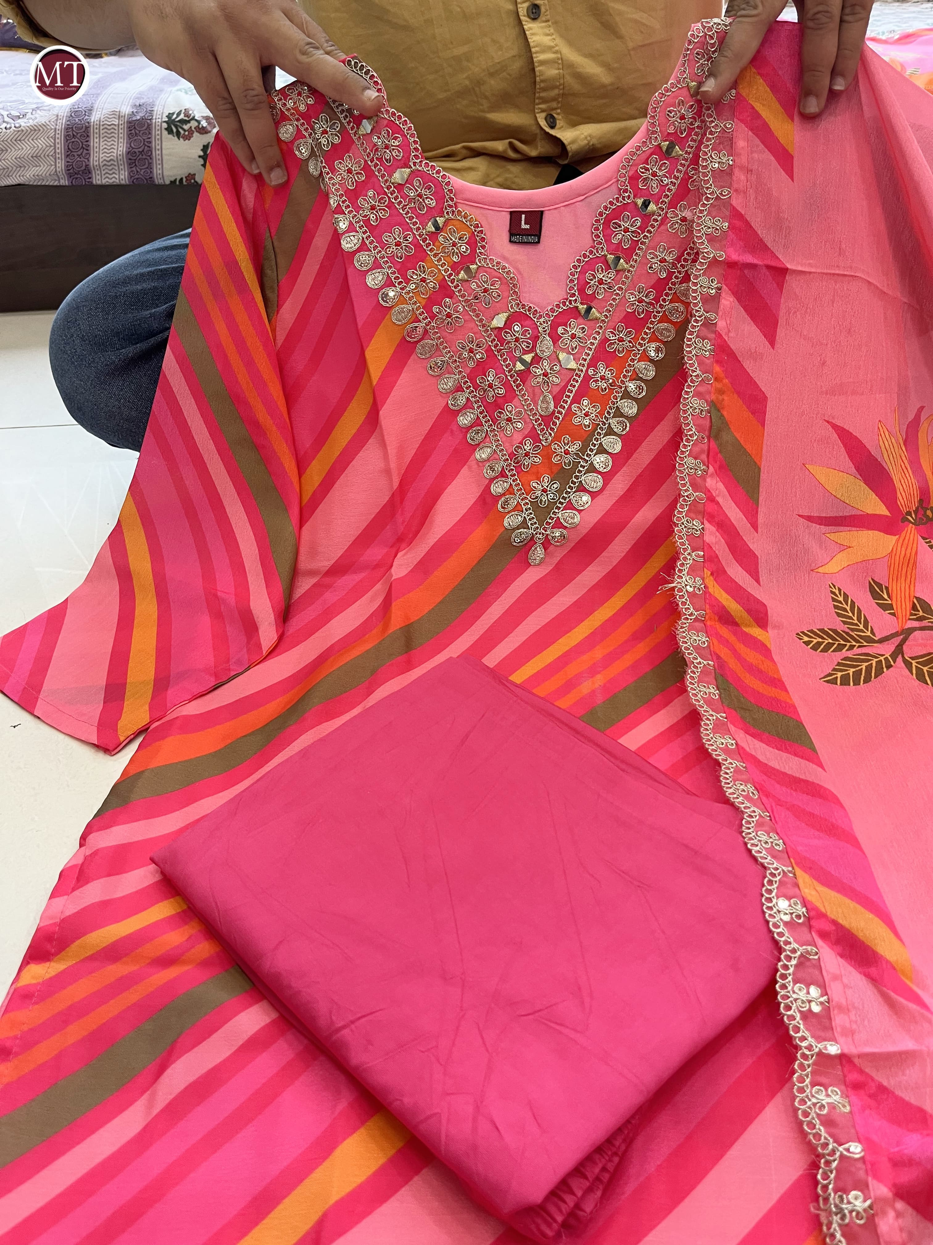 Beautiful Designer Summer Special Chinon Salwar Suit