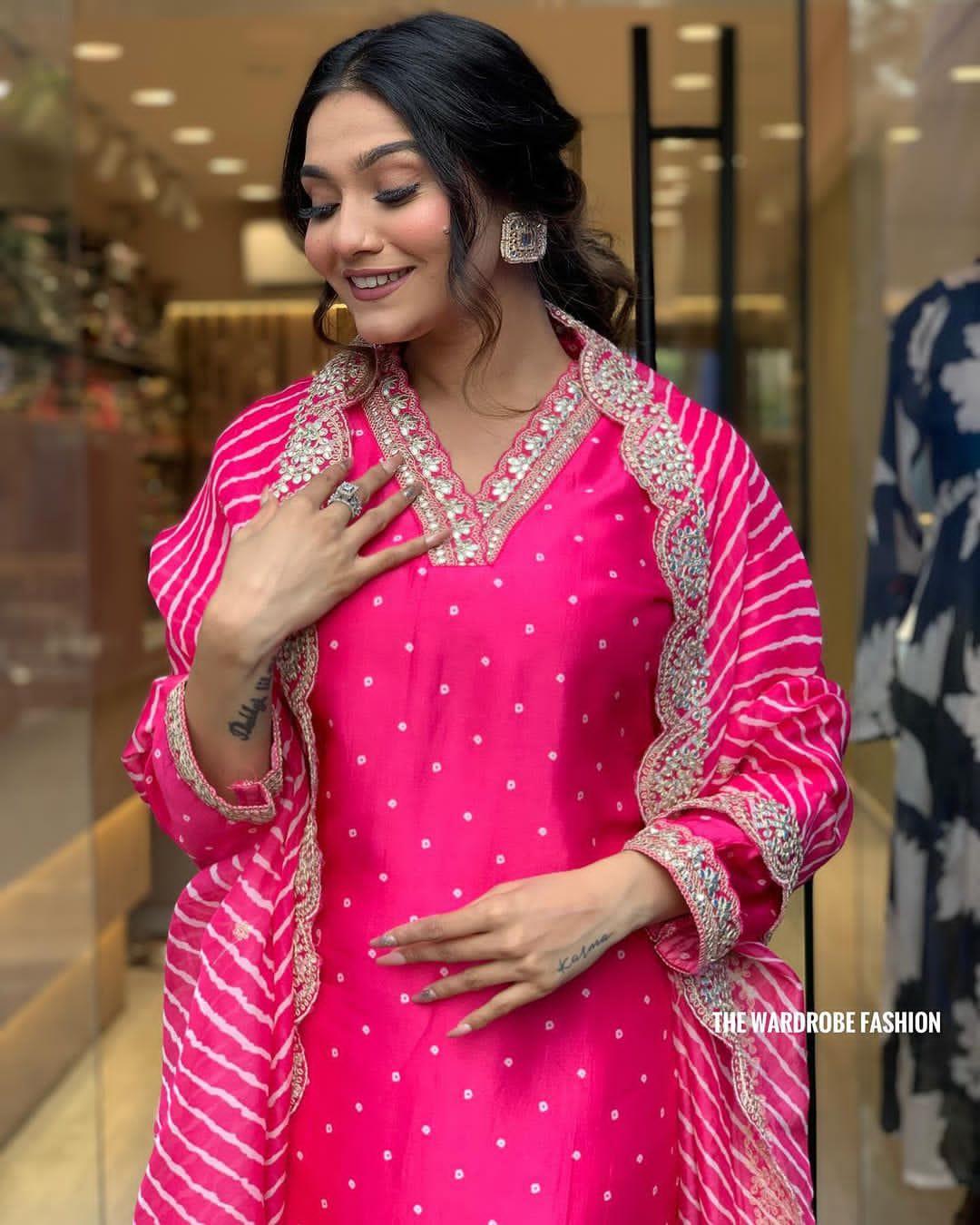 Beautiful Designer Summer Special Chinon Salwar Suit