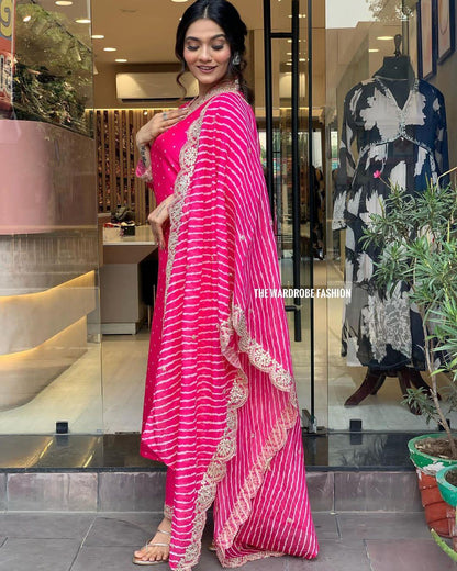 Beautiful Designer Summer Special Chinon Salwar Suit
