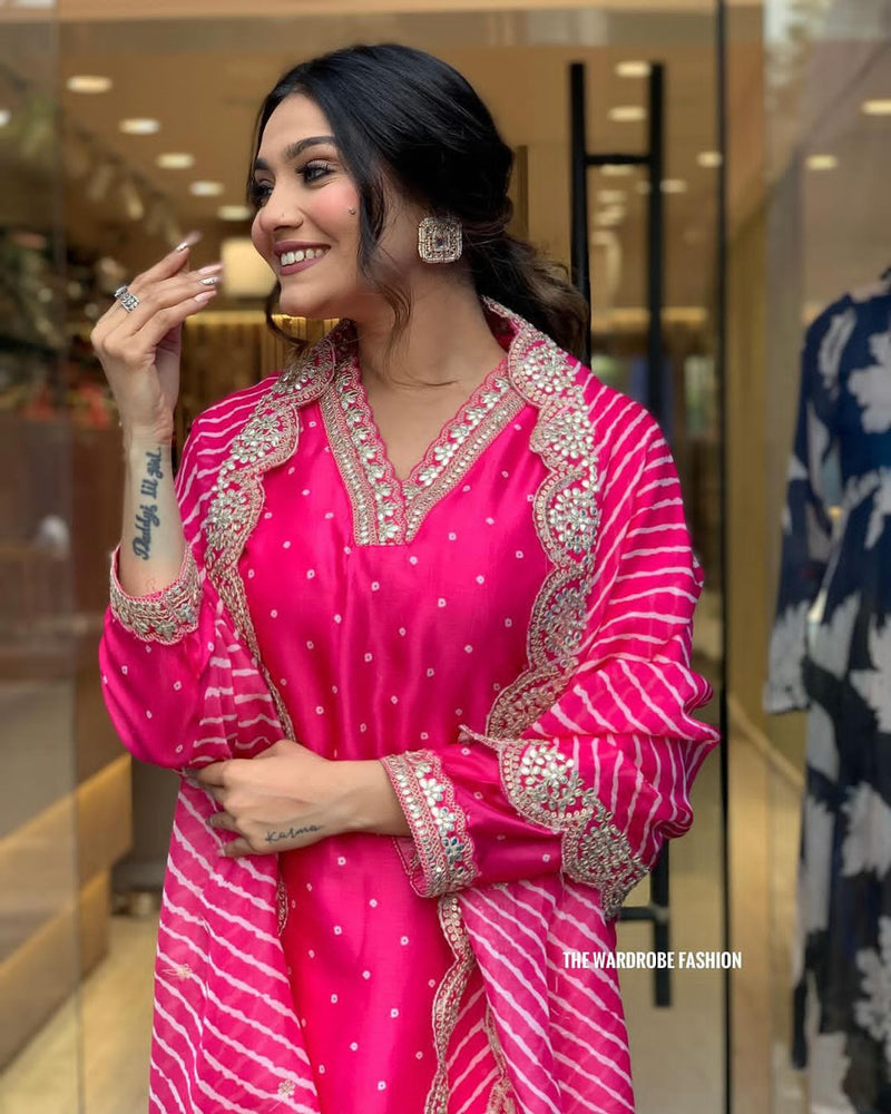 Beautiful Designer Summer Special Chinon Salwar Suit