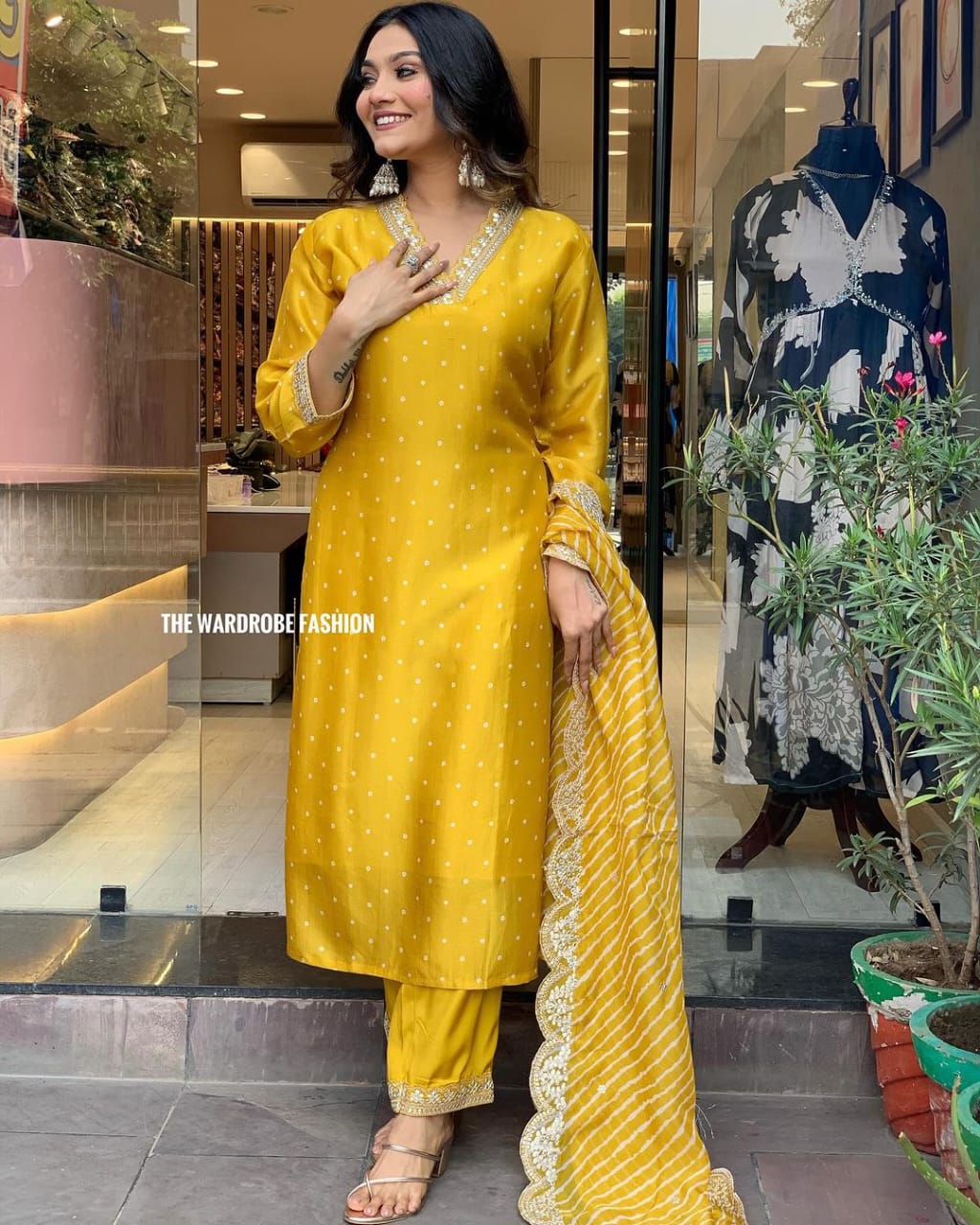 Beautiful Designer Summer Special Chinon Salwar Suit