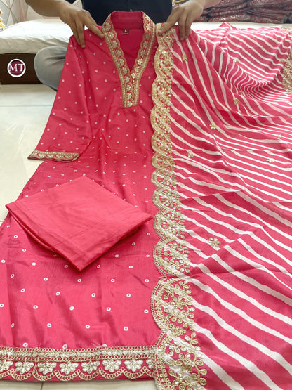 Beautiful Designer Summer Special Chinon Salwar Suit