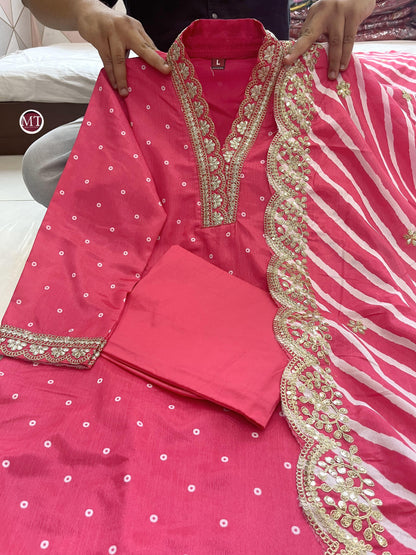 Beautiful Designer Summer Special Chinon Salwar Suit