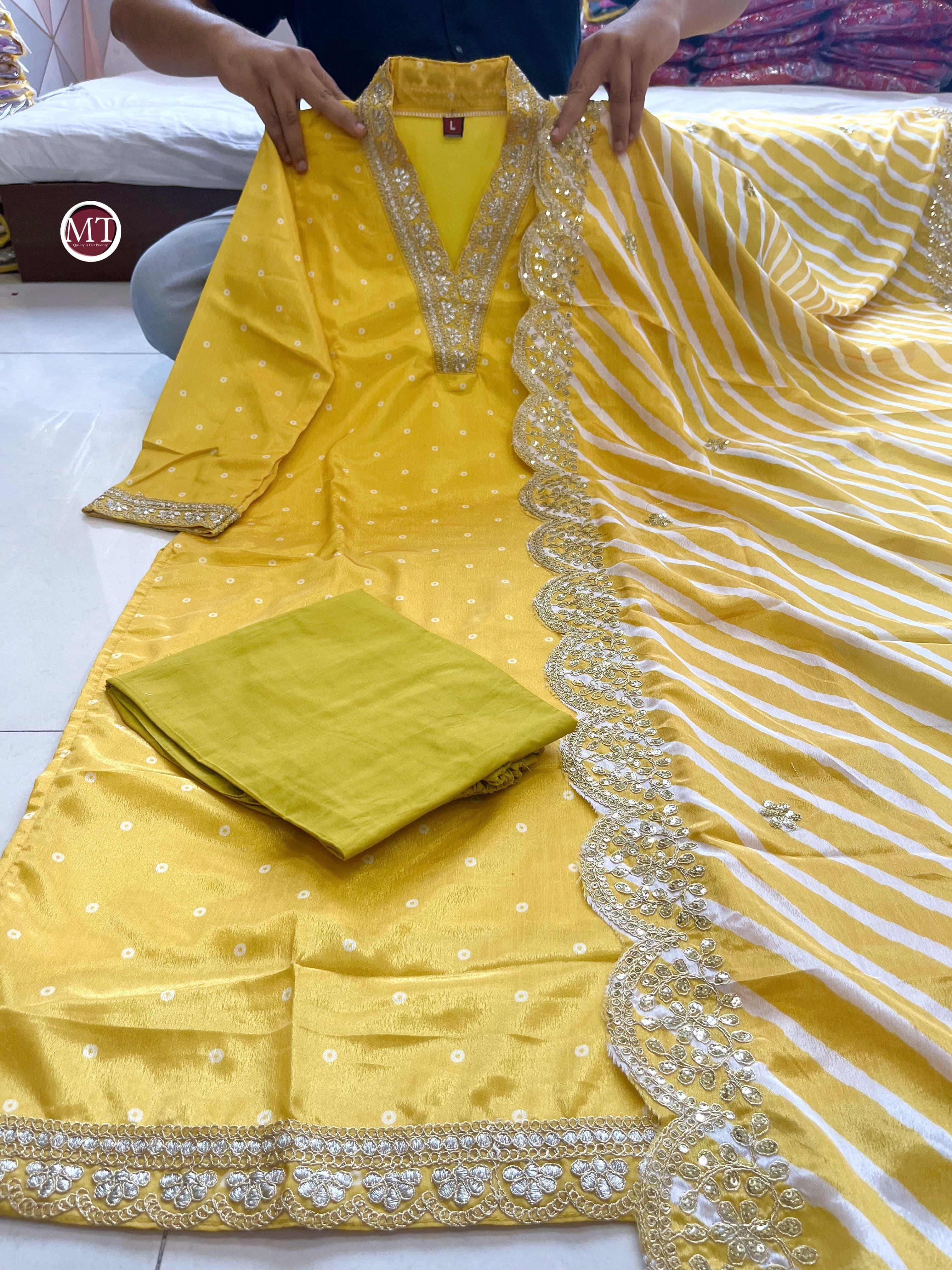 Beautiful Designer Summer Special Chinon Salwar Suit