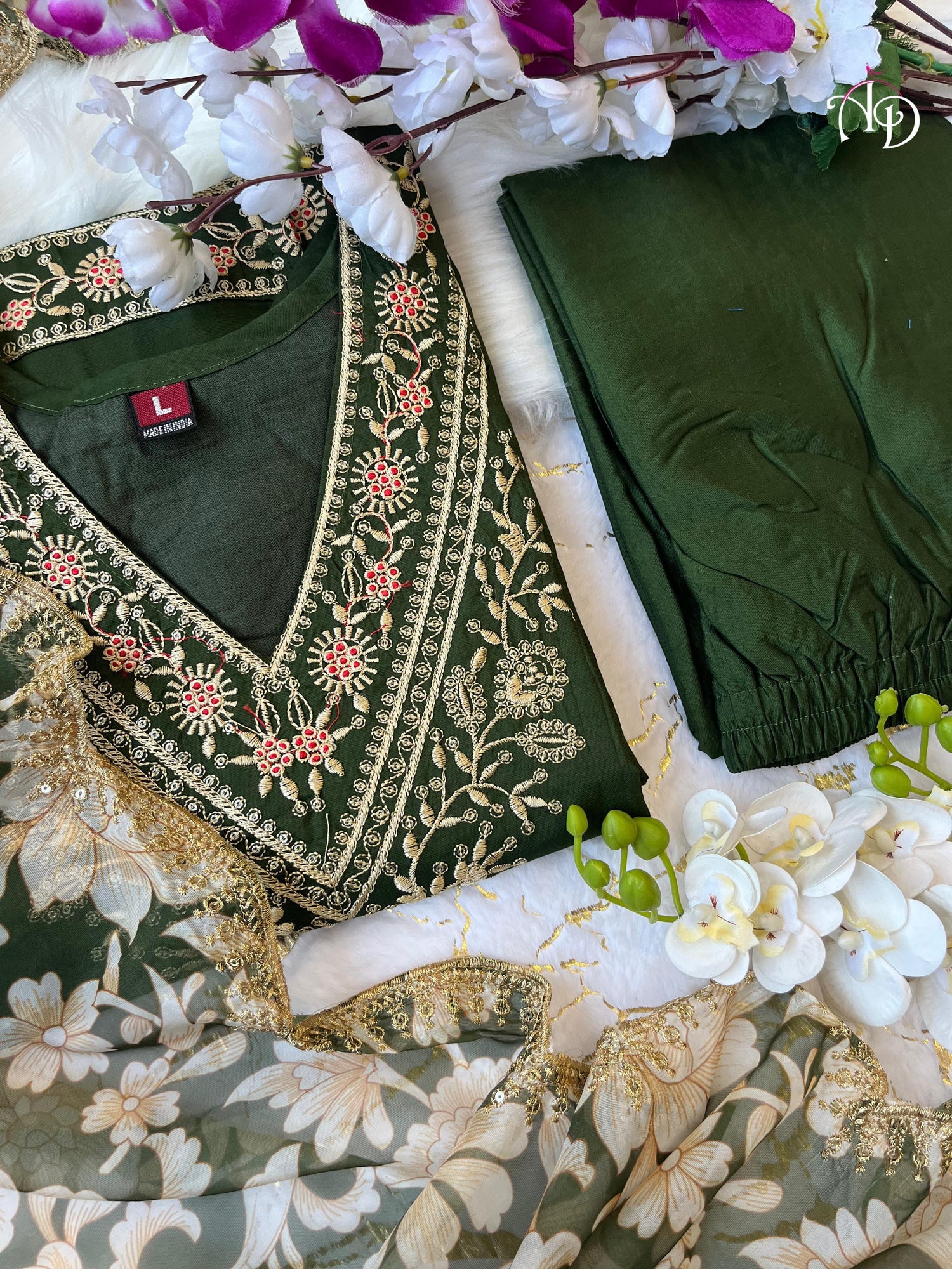 Beautiful Designer Summer Special Pure Cotton 60 60 Salwar Suit