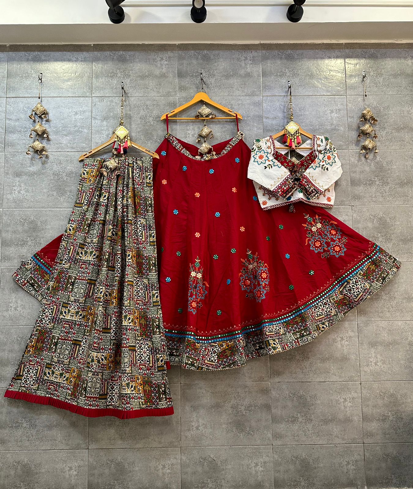 Beautiful Designer Navratri traditional Pure Cotton Chaniya Choli