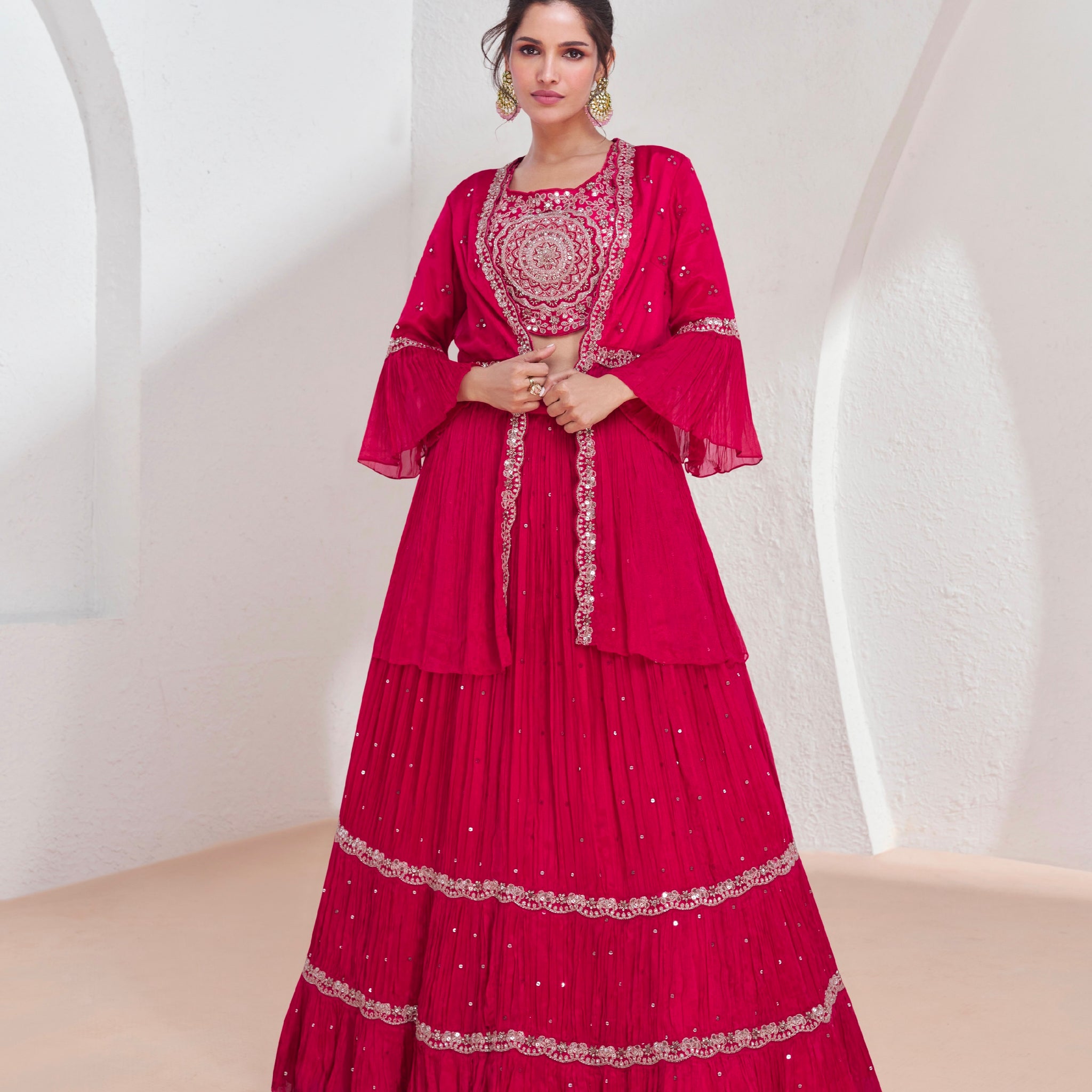 Beautiful Designer Occasion Wear Readymade Western Wear Suit