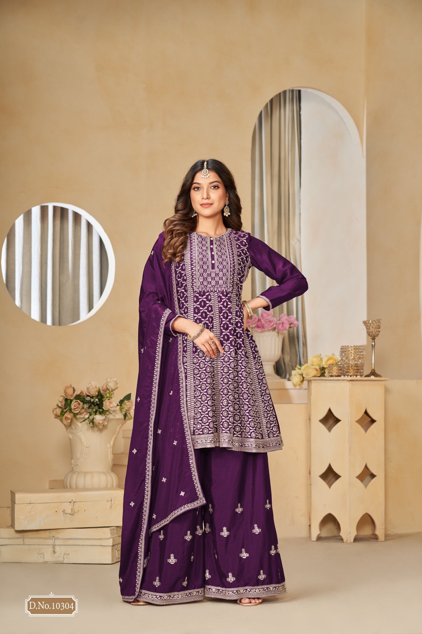 Beautiful Designer Anjubaa Party Wear Salwar Suit