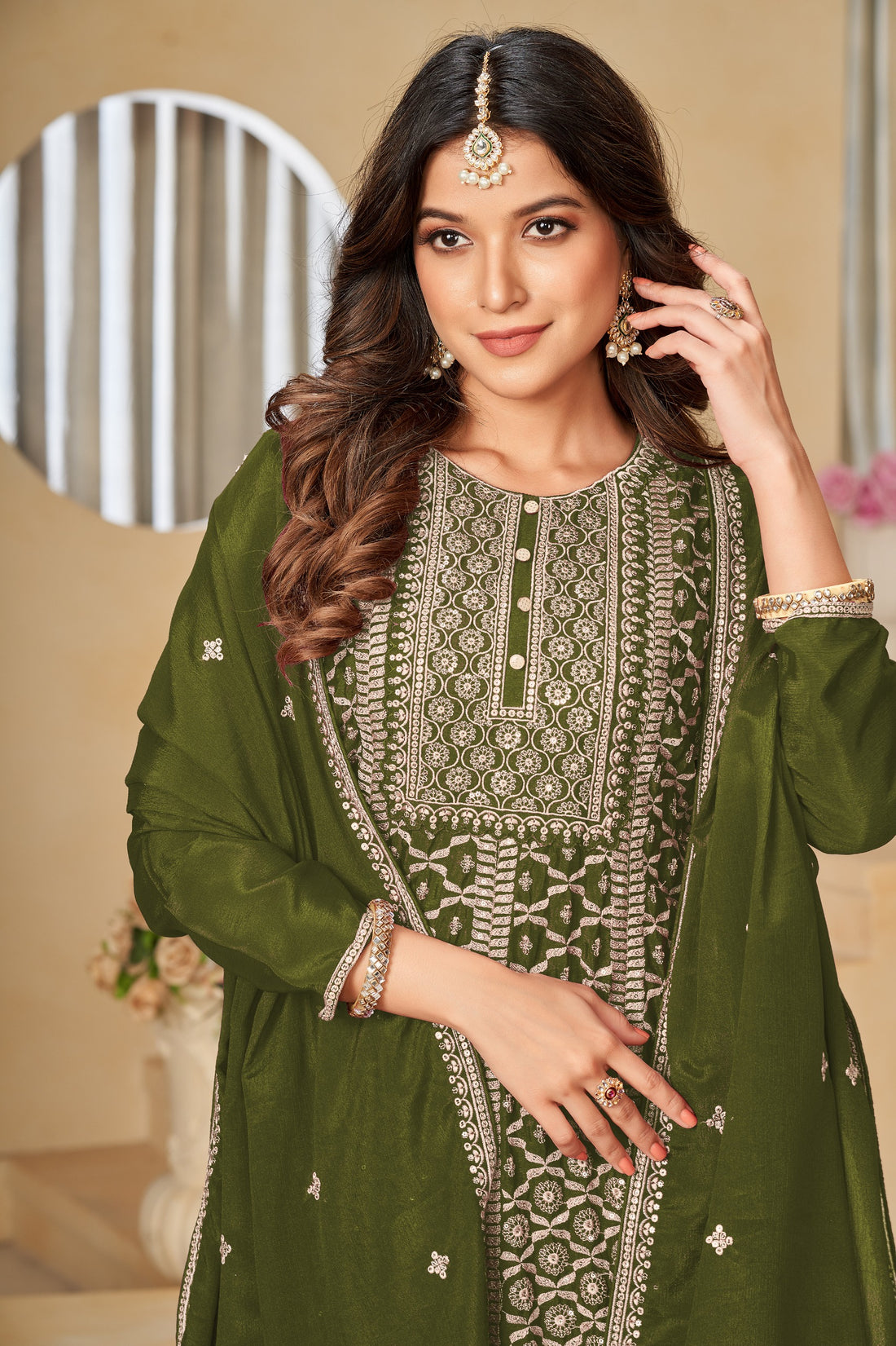 Beautiful Designer Anjubaa Party Wear Salwar Suit