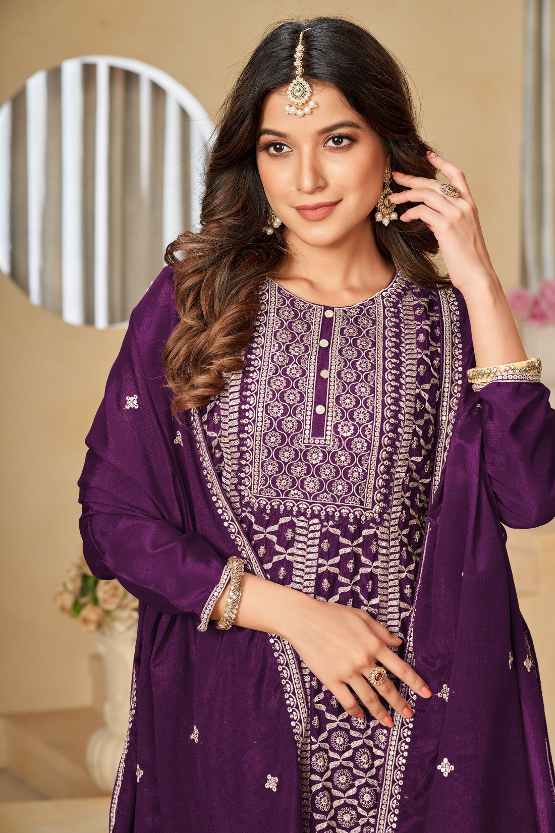 Beautiful Designer Anjubaa Party Wear Salwar Suit