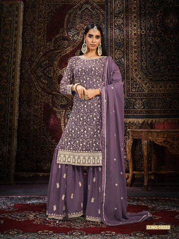 Beautiful Designer Anjubaa Georgette Silk Salwar Suit