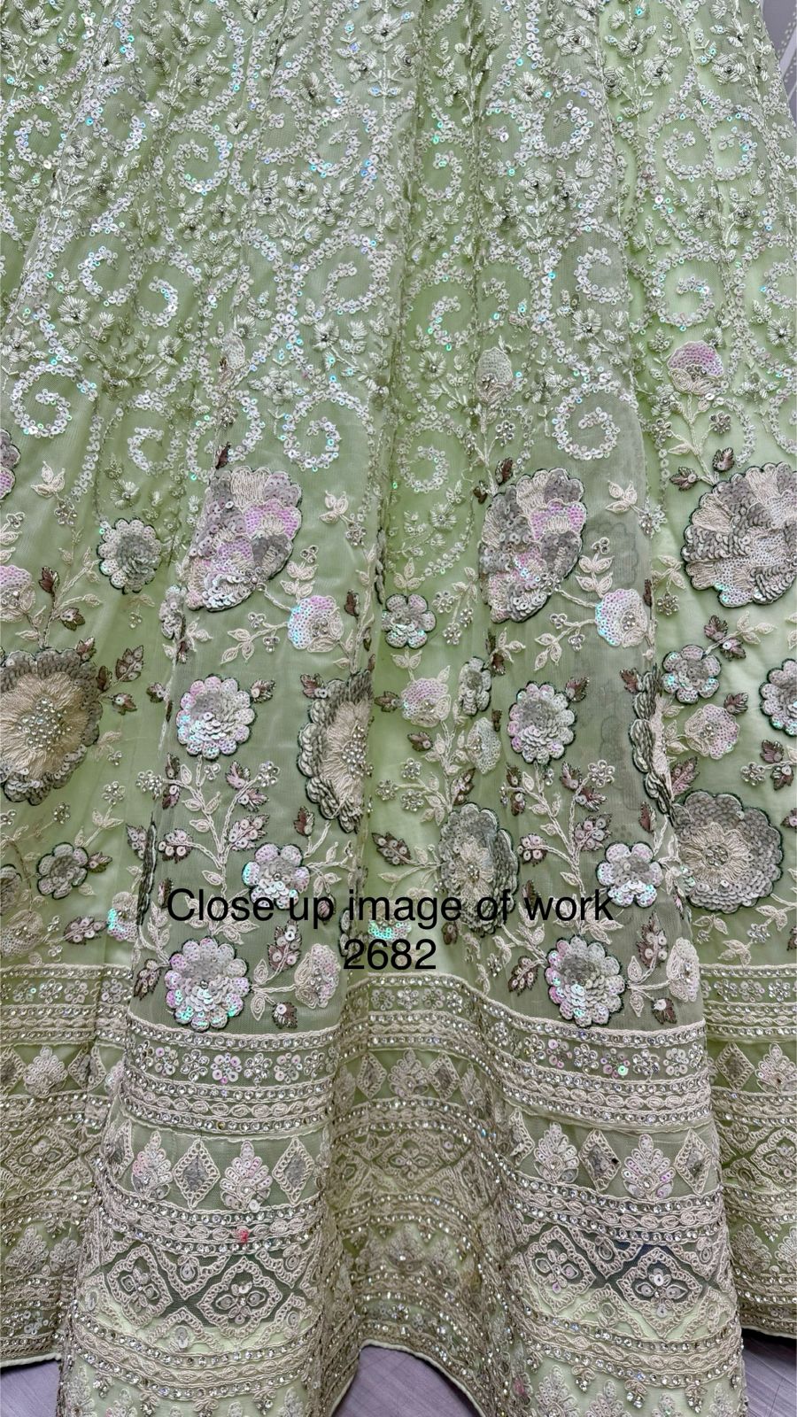 Beautiful Designer Bridal Heavy Velvet With Sequence Lehenga Choli