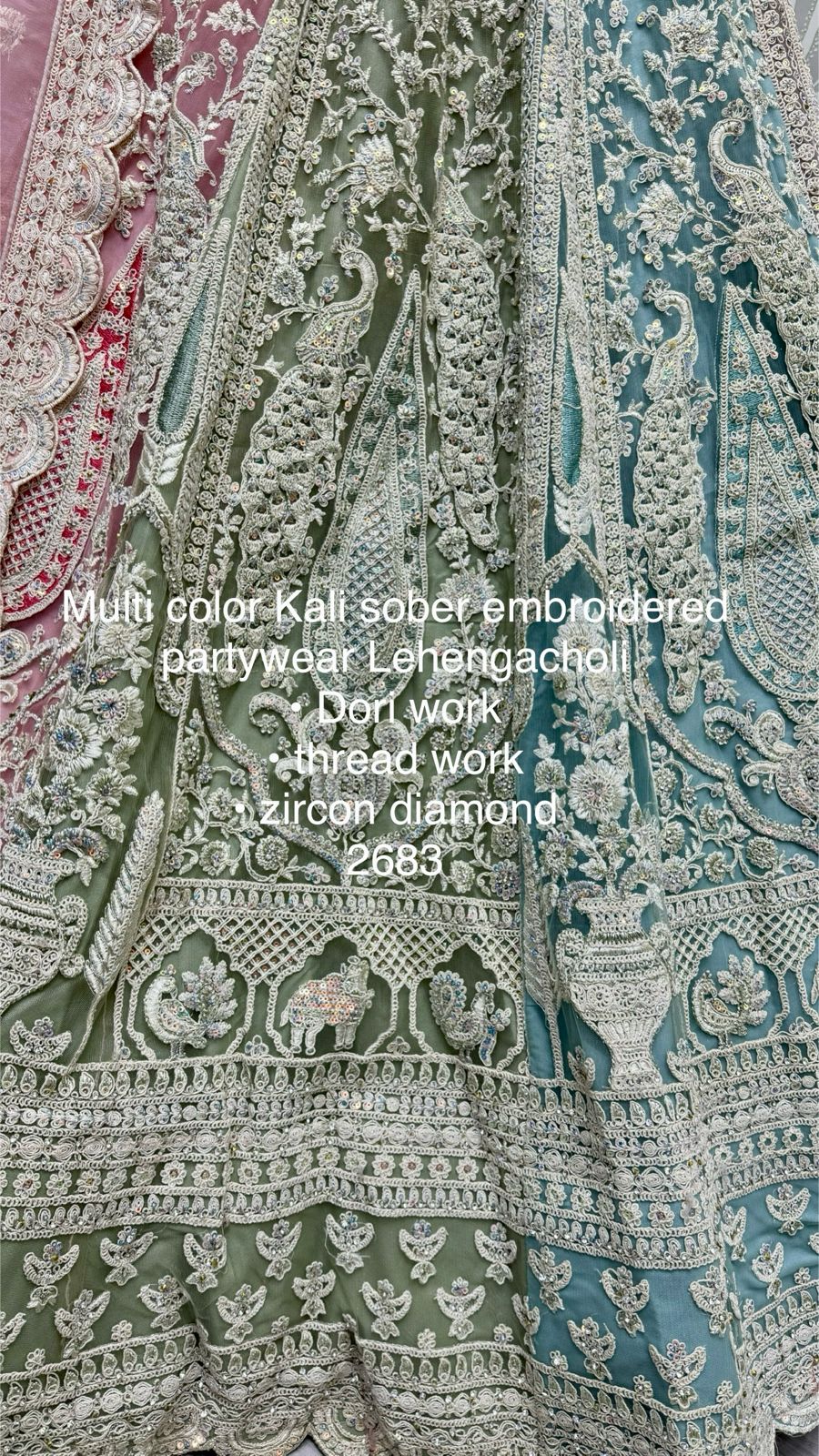 Beautiful Designer Bridal Heavy Velvet With Sequence Lehenga Choli